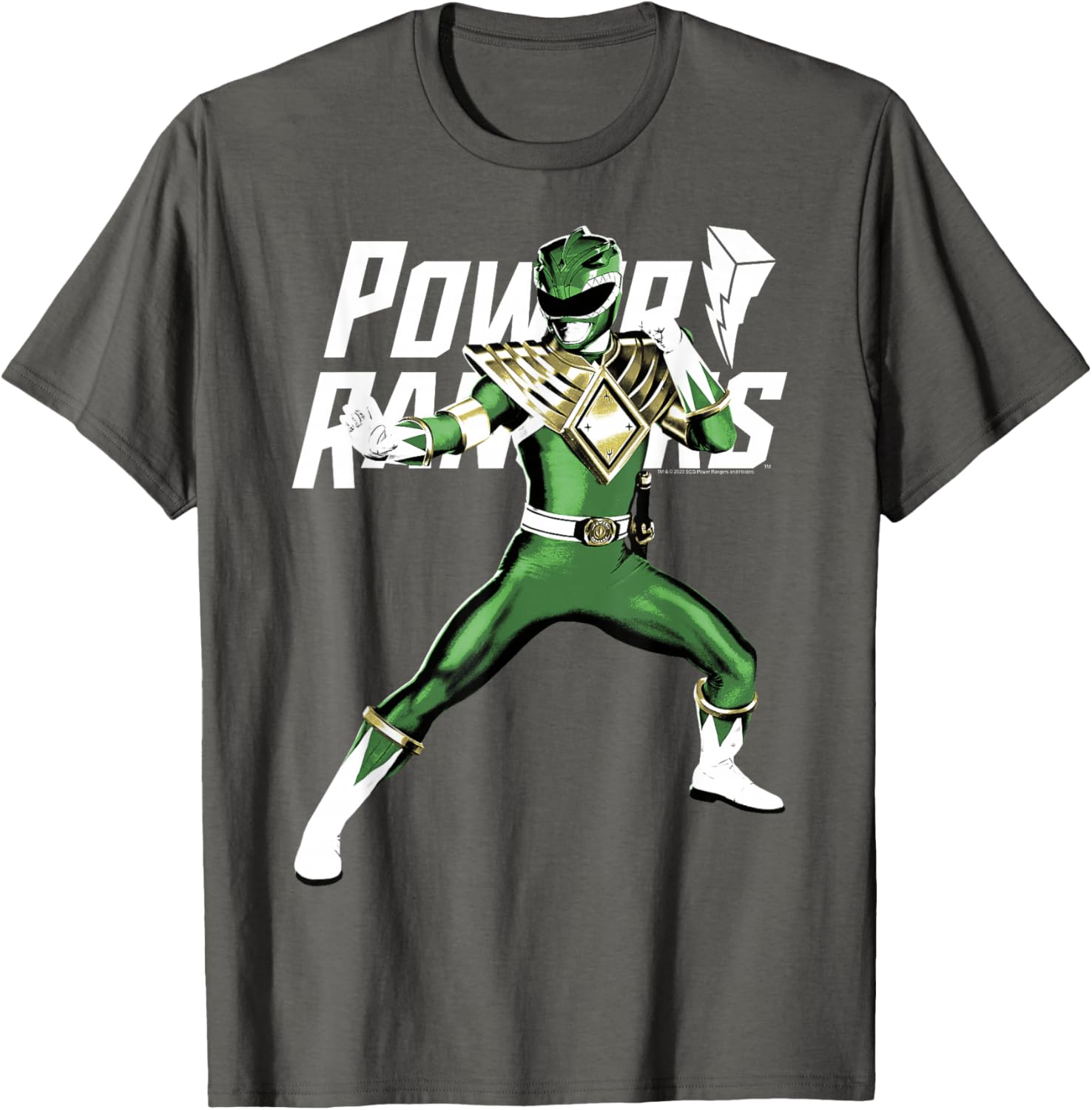 Power Rangers Green Ranger Karate Action Pose T-Shirt for Fans - 7