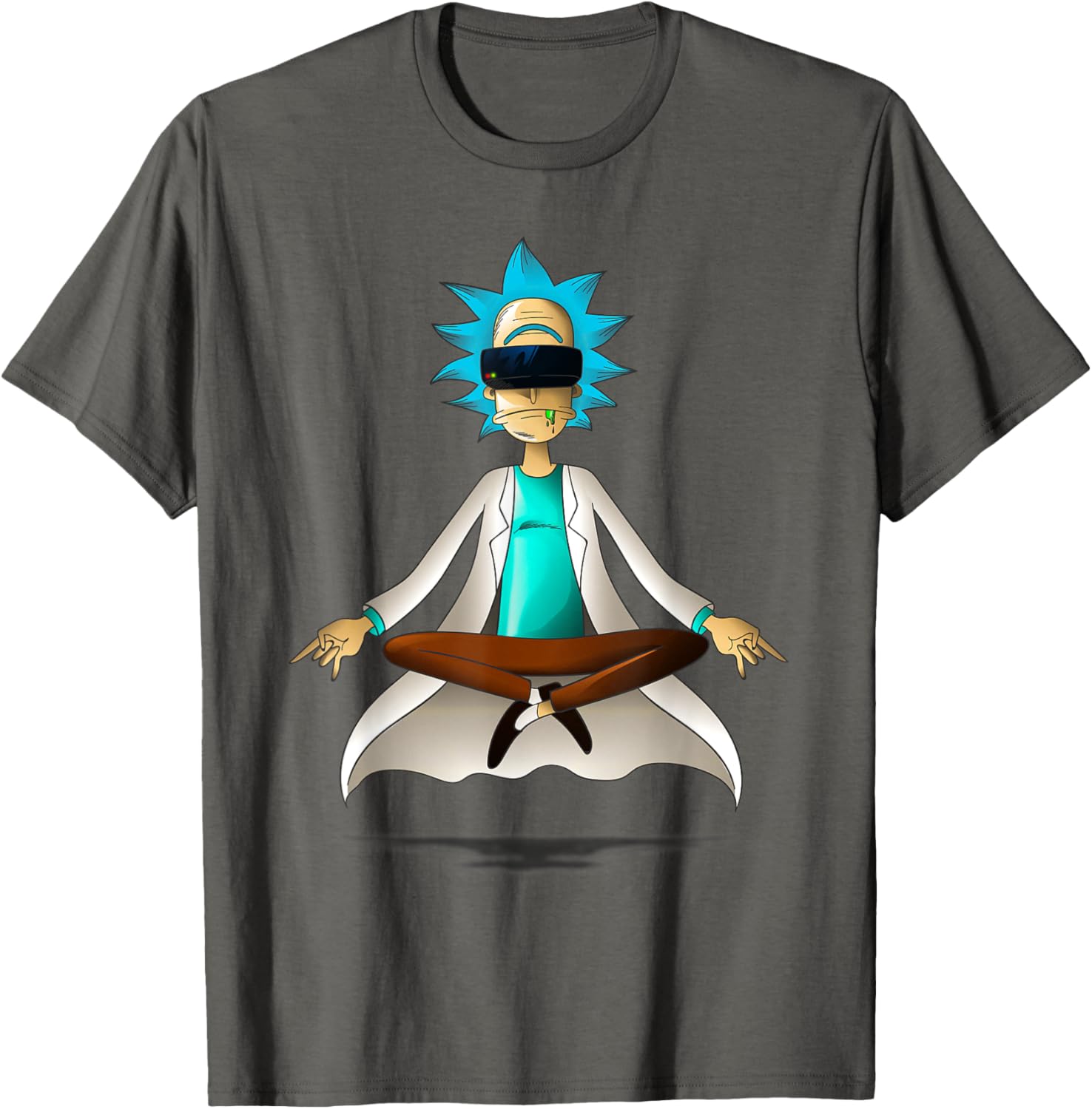 Rick and Morty Pop Socket Virtual Meditation T-Shirt for Fans - 1