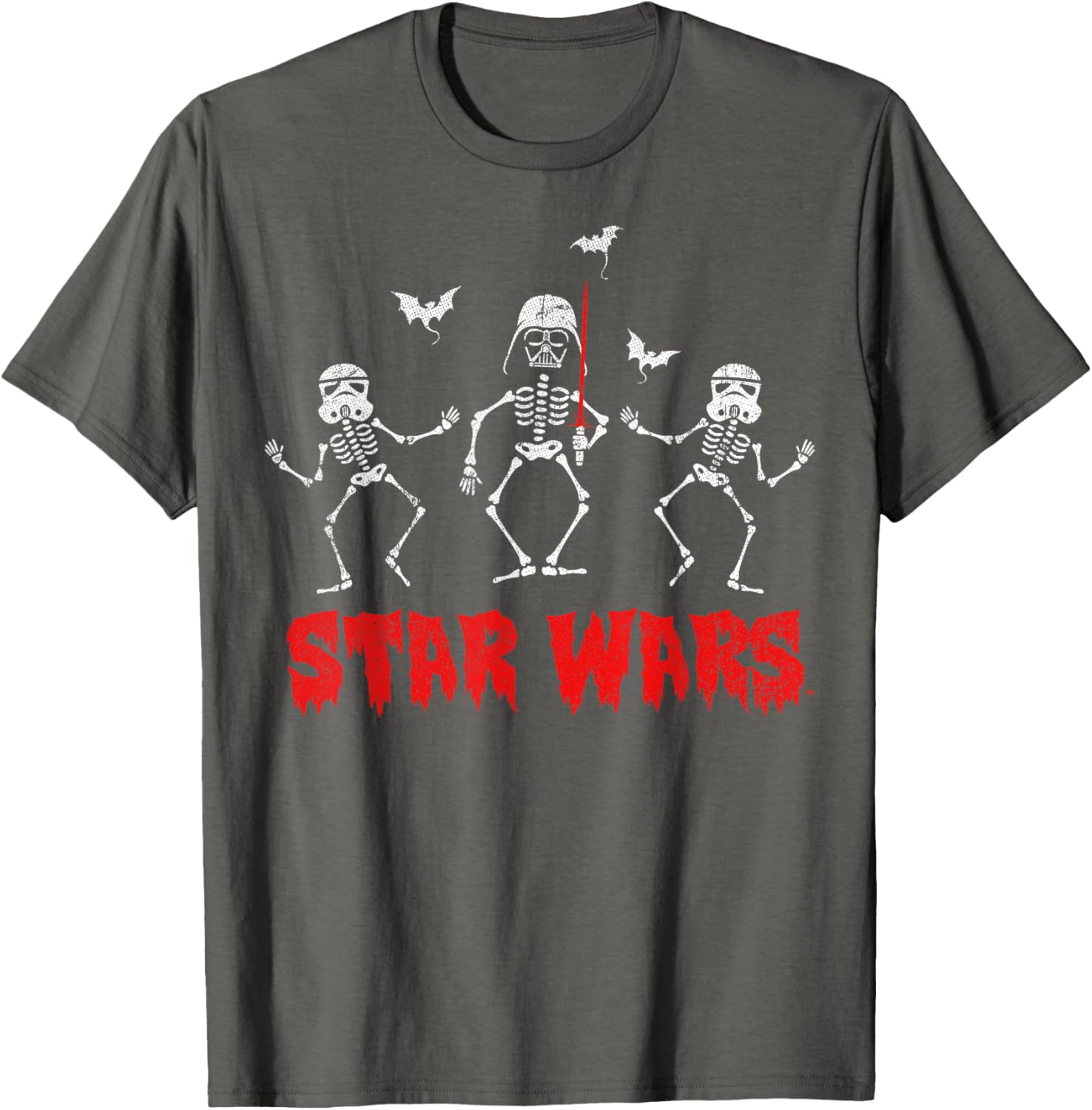 Star Wars Halloween Darth Vader Spooky Skeleton T-Shirt for Fun loving Fans - 5