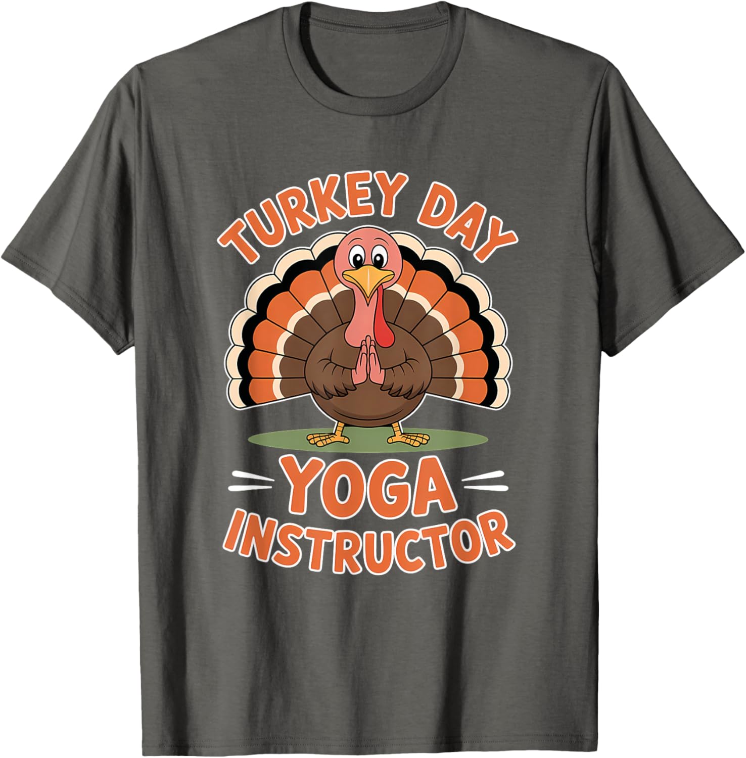 Thanksgiving Yoga Instructor T-Shirt Friendly Turkey Day Apparel - 1
