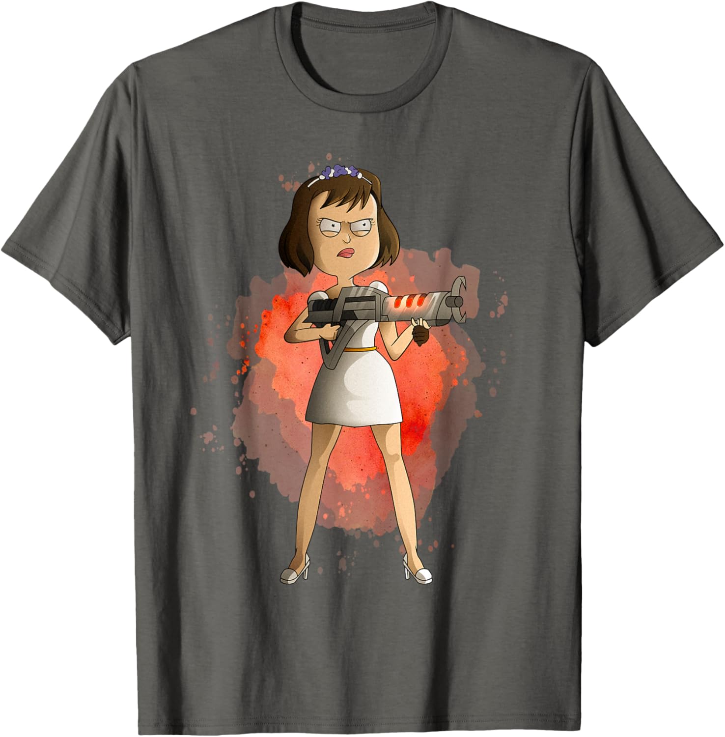 Rick and Morty Tammy Agent Bride T-Shirt for Fans of the Show - 4