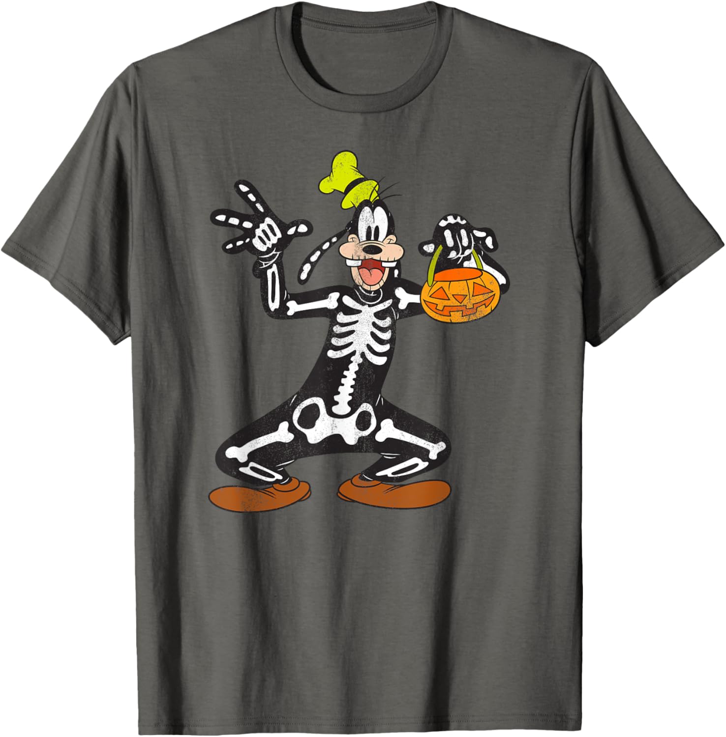 Disney Goofy Skeleton Halloween T-Shirt for Fun Festive Occasions - 4
