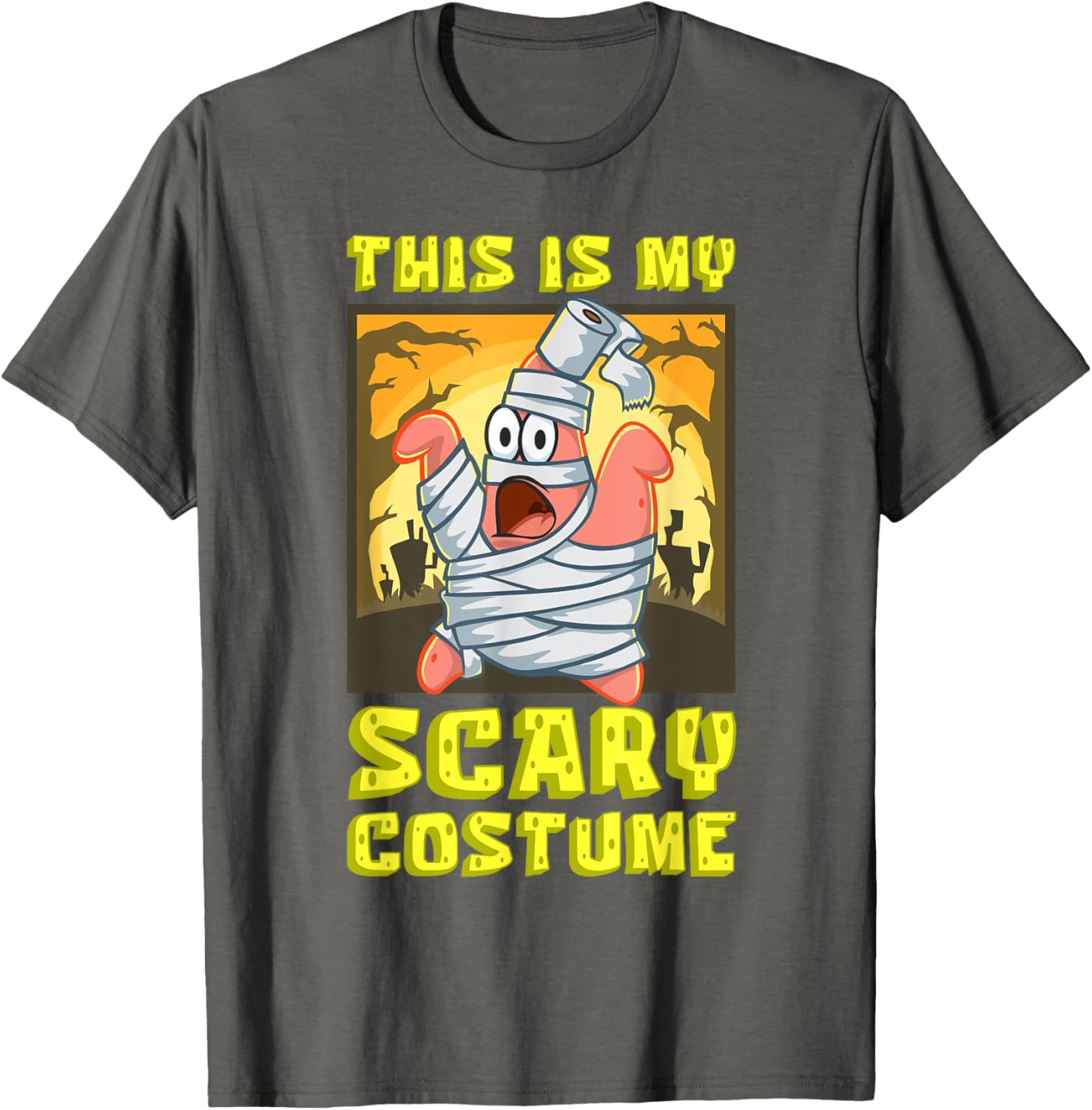 Mademark SpongeBob Halloween Patrick Mummy T-Shirt Fun Costume Apparel - 13