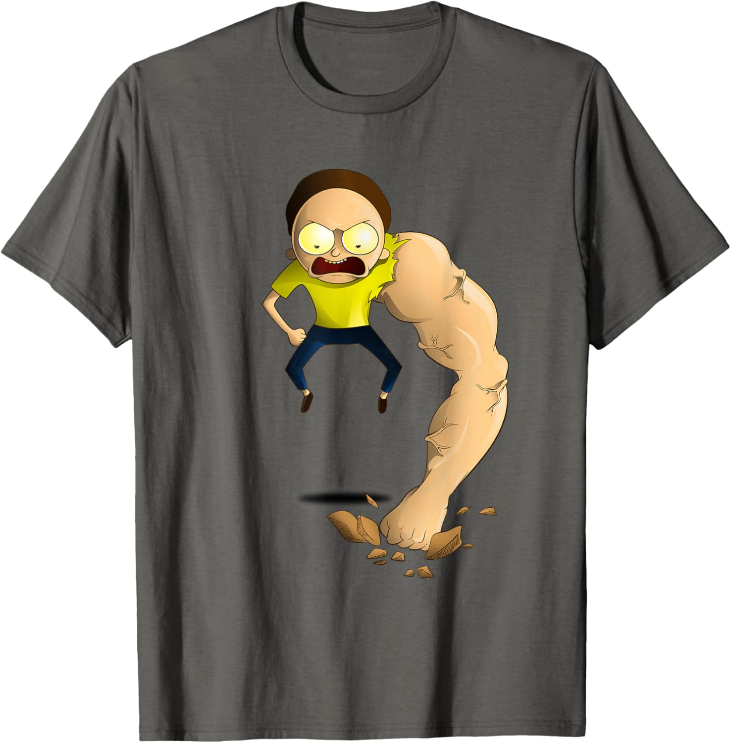 Rick and Morty Armothy Muscle T-Shirt Fun Graphic Tee for Fans - 2