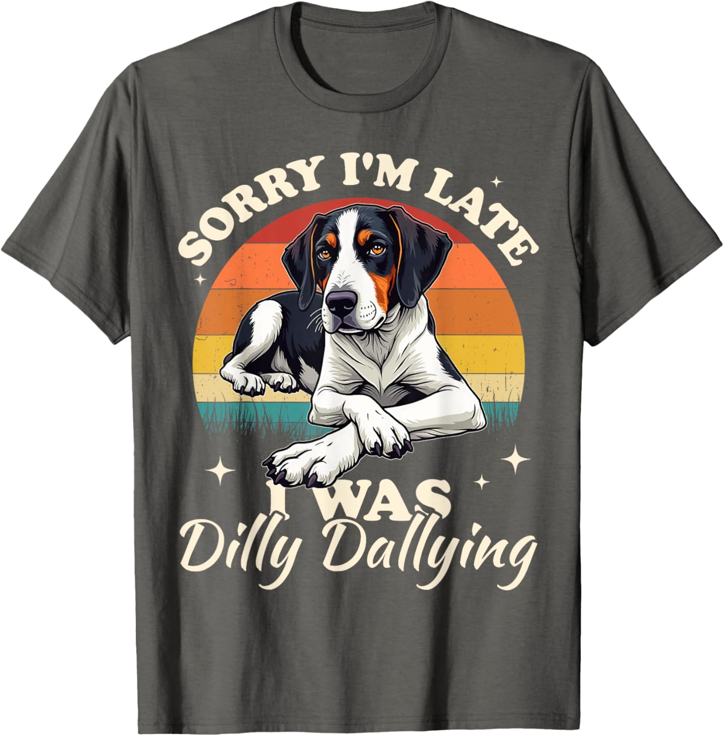 Treeing Walker Coonhound Dilly Dallying Fun T-Shirt for Dog Lovers - 10