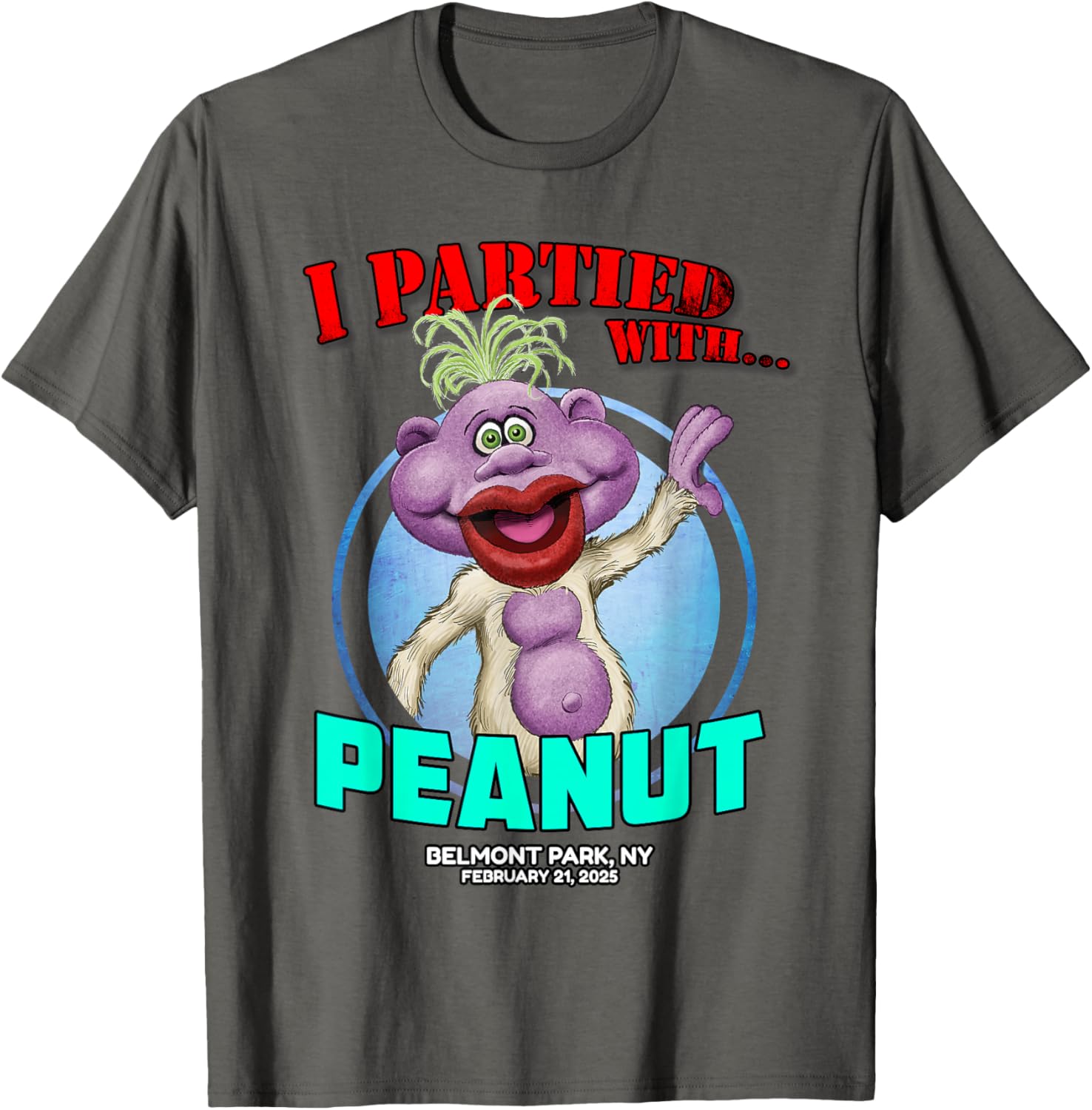 Peanut Belmont Park NY 2025 T-Shirt Fun Stylish Casual Wear - 11