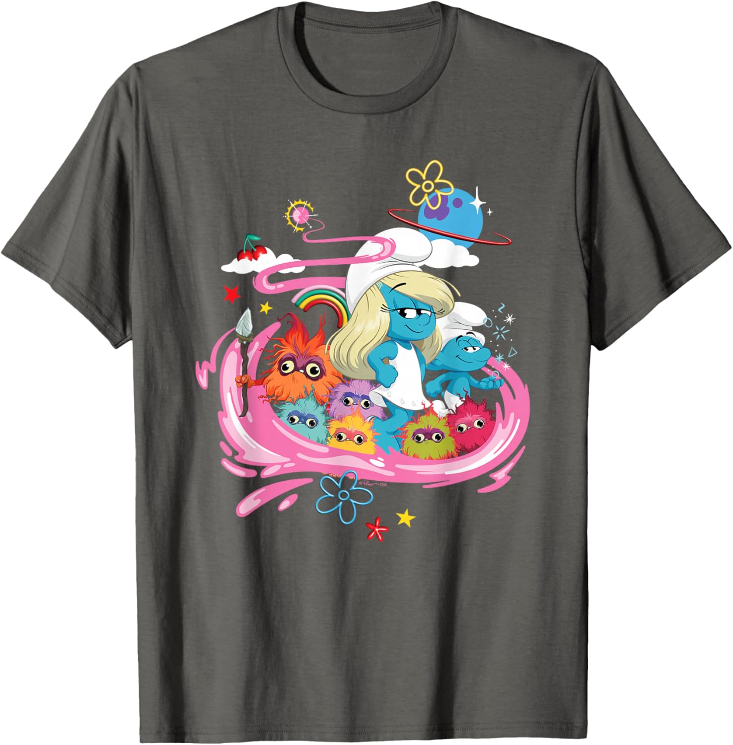 Smurfs Movie Smurfette No Name Mama Poot T-Shirt for Fun Loving Fans - 1