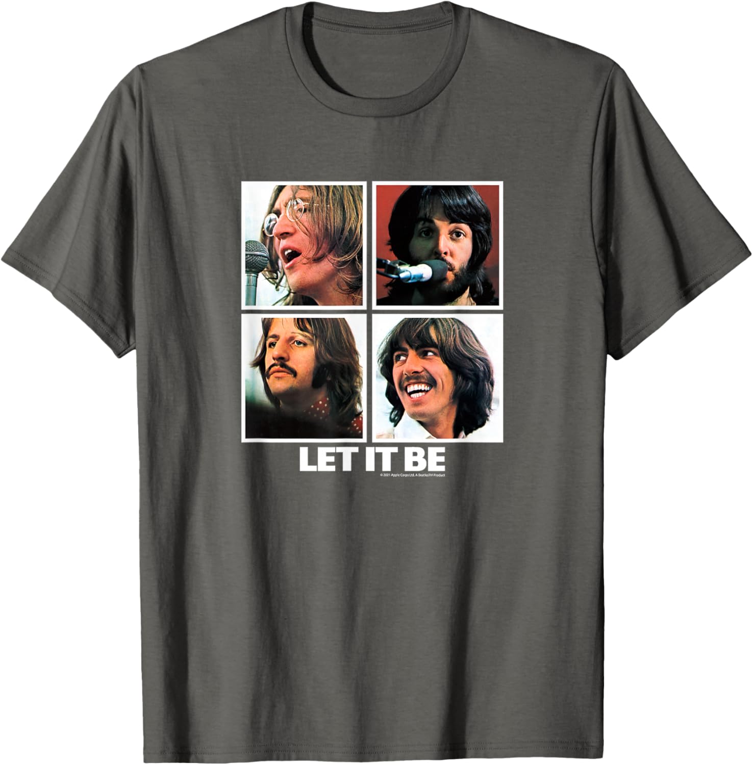 The Beatles Let it Be Square T-Shirt for Music Lovers and Fans - 11