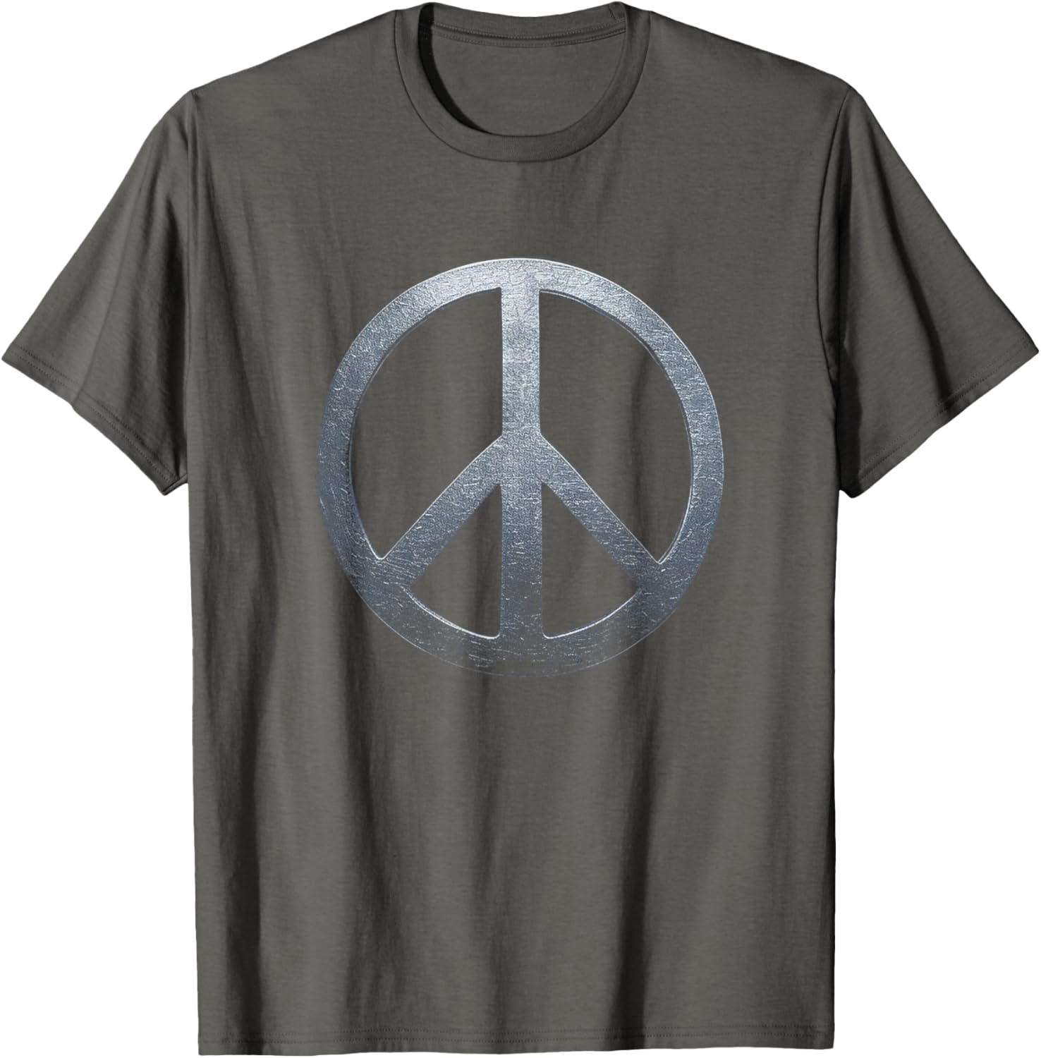Weathered Stone Peace Sign T-Shirt for Comfortable, Stylish Everyday Wear - 17