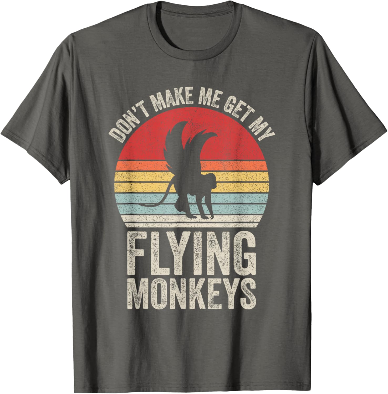 Vintage Retro Flying Monkeys T-Shirt for Fun Lovers and Gift Ideas - 2