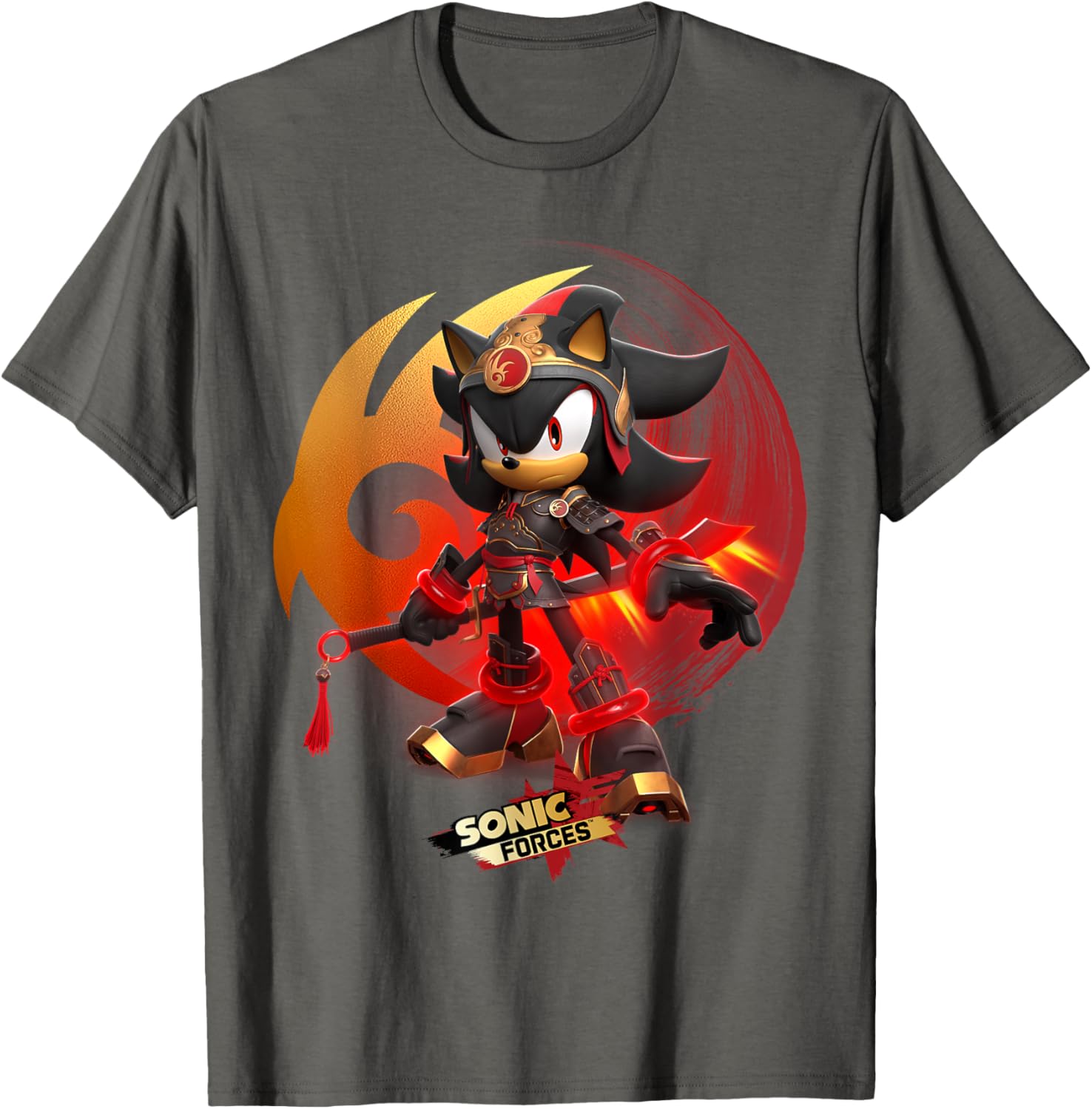 Sonic Forces Warrior Shadow T-Shirt for Fans of Sonic Adventures - 11