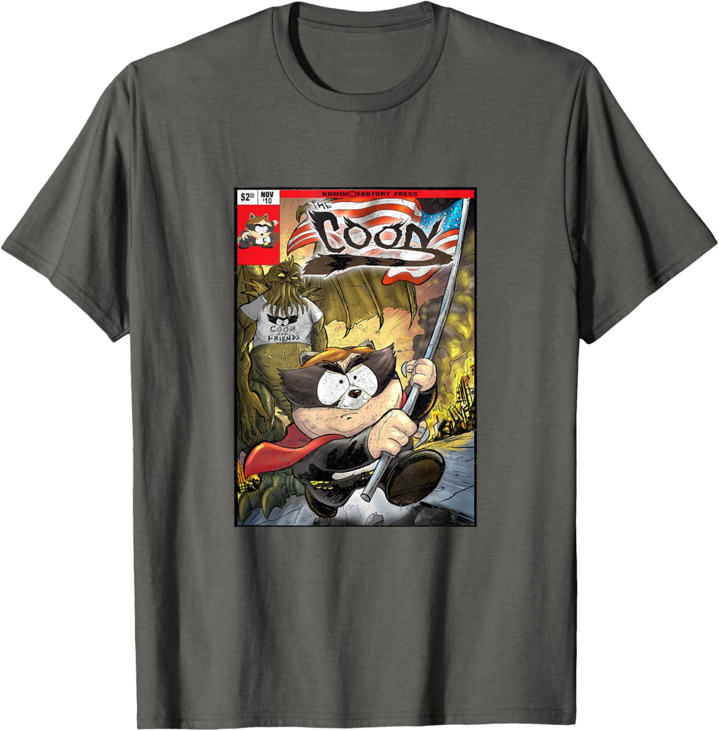 South Park Coon And Friends Comic Cover T-Shirt for Fans and Collectors - 7