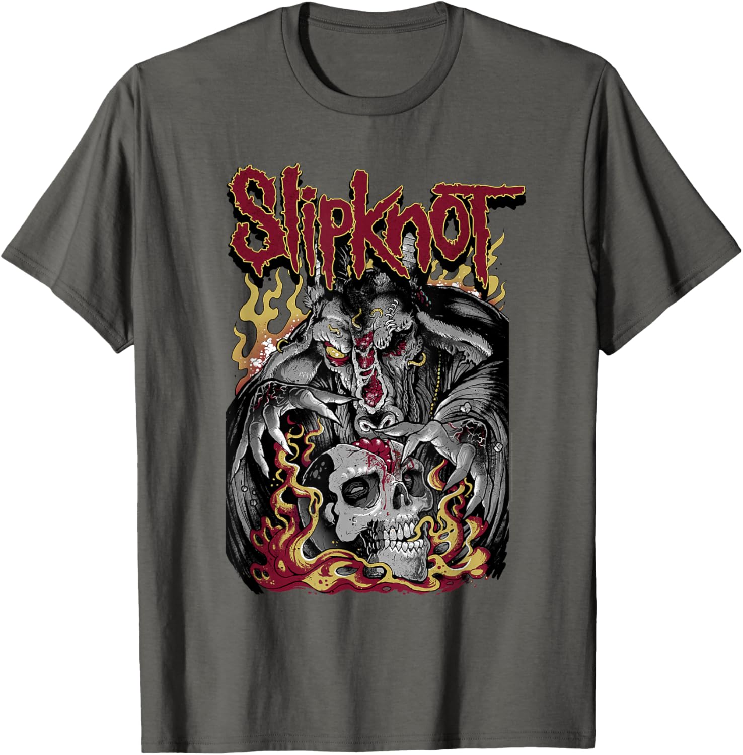 Slipknot Brain Reaper T-Shirt for Fans of Unique Rock Apparel - 3