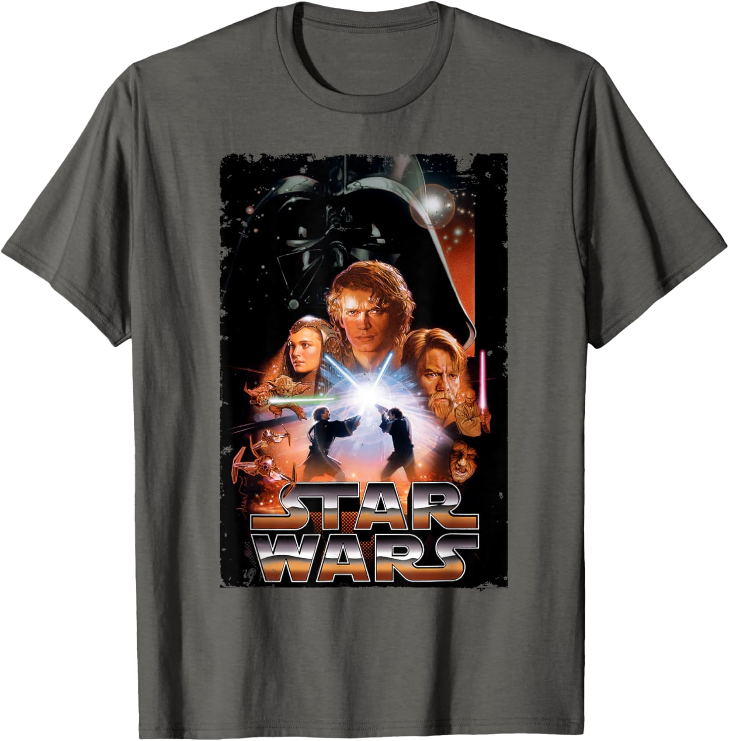Vintage Star Wars Revenge of the Sith T-Shirt for Disney Fans - 11