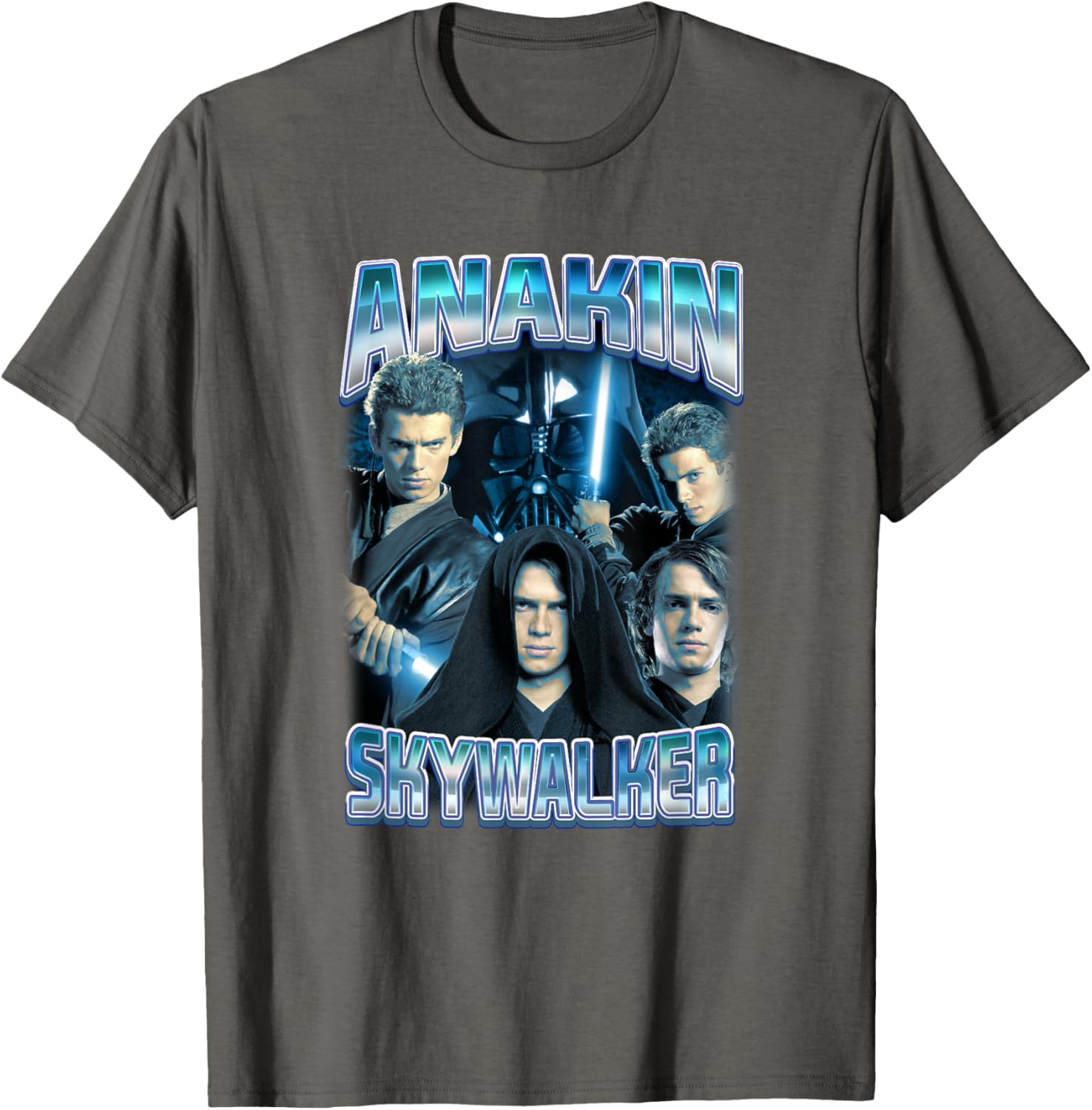 Star Wars Anakin Skywalker Photo Collage T-Shirt for Fans and Collectors - 4