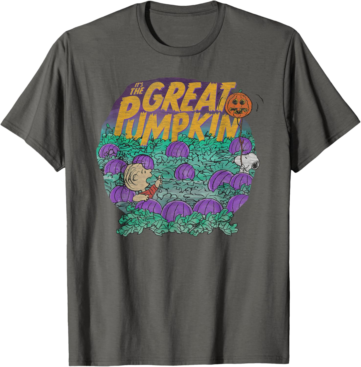 Peanuts Halloween Linus and Snoopy Great Pumpkin T-Shirt for All Ages - 10