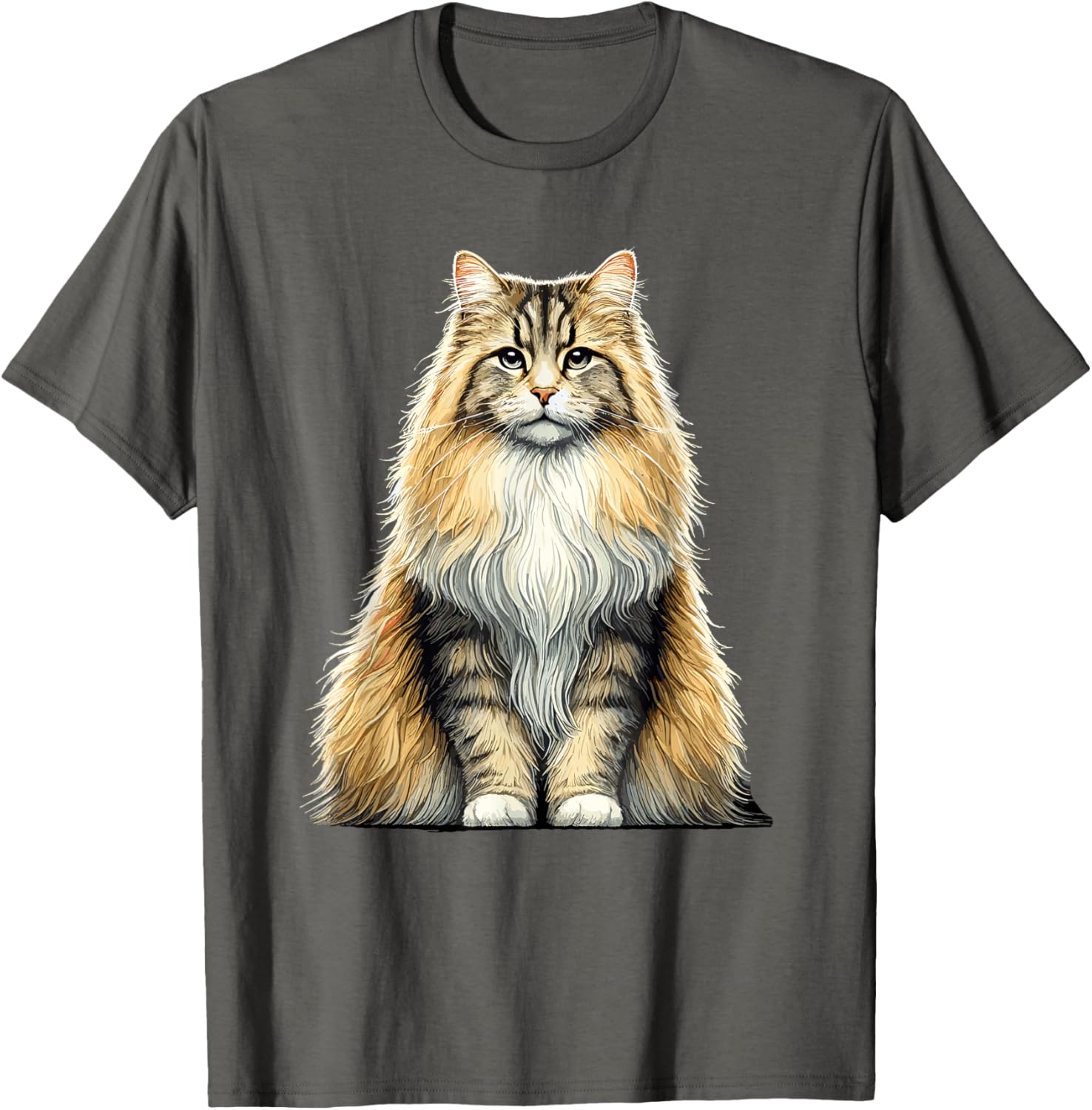 Norwegian Forest Cat T-Shirt for Cat Lovers - Cute and Comfy Design - 14
