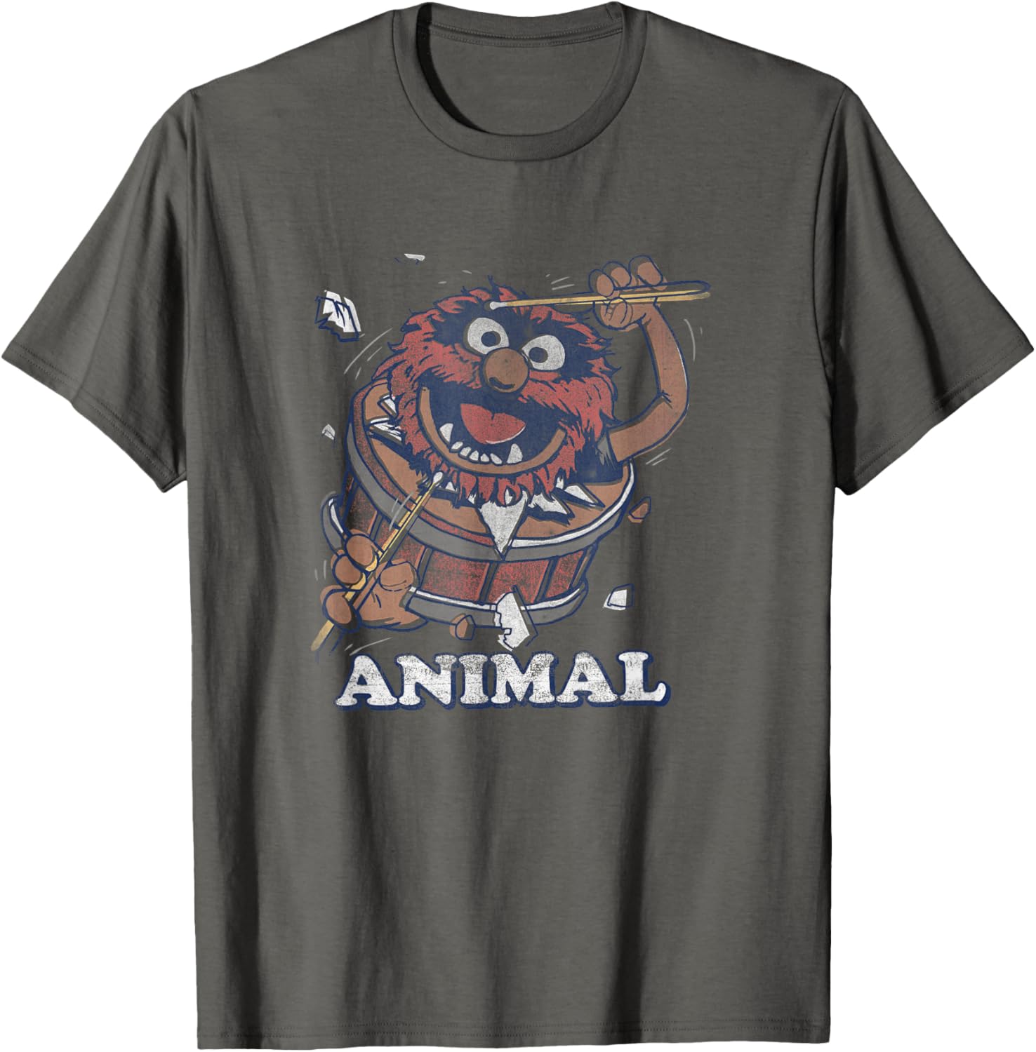 Vintage Disney Muppets Animal Drummer T-Shirt for Fans and Collectors - 4