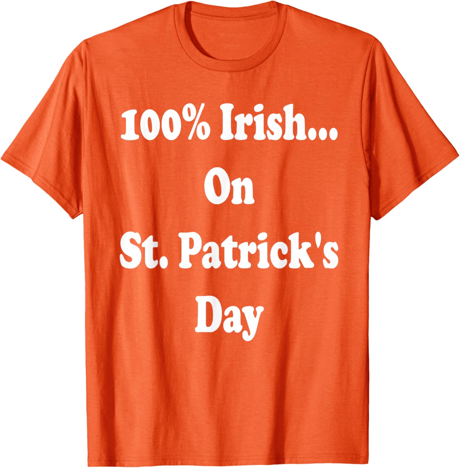 100 Percent Irish St. Patrick's Day T-Shirt for Festive Celebrations - 13
