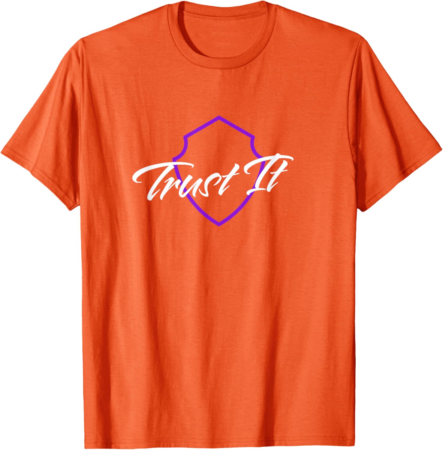 Trust It Shield T-Shirt for Men and Women - Stylish Comfortable Wear - 17