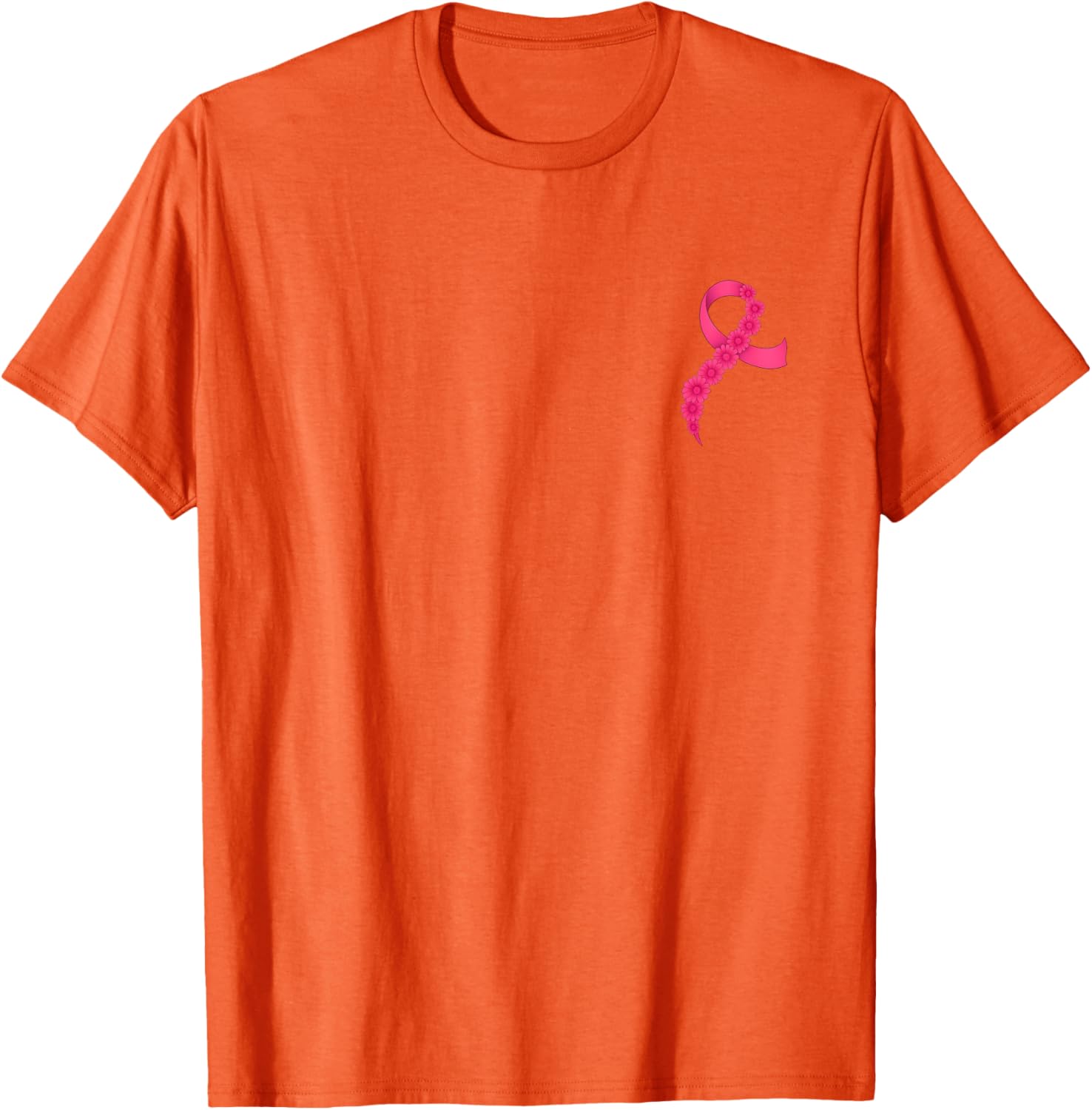 Support Breast Cancer Awareness with Pink Ribbon T-Shirt for Men and Women - 18