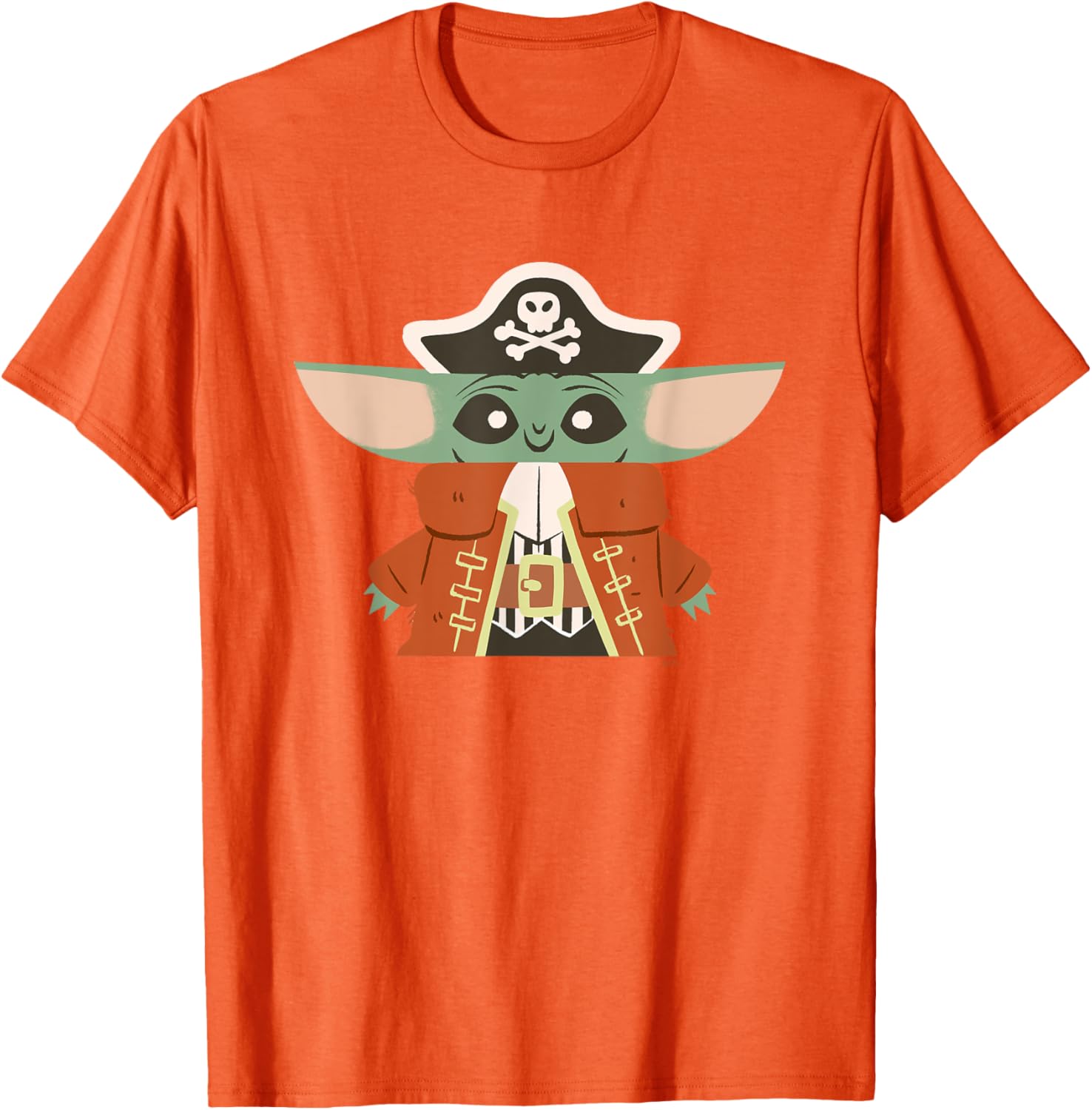 Grogu The Mandalorian Pirate Halloween Costume T-Shirt for Kids and Adults - 2