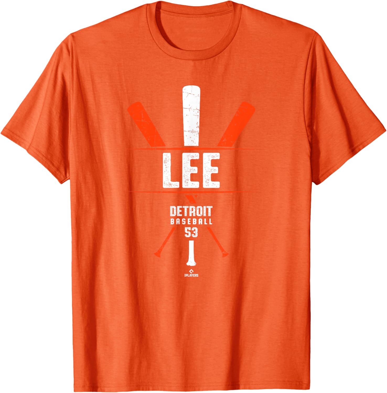 Vintage Detroit Baseball T-Shirt Gameday Chase Lee Baseball Bat Design - 1