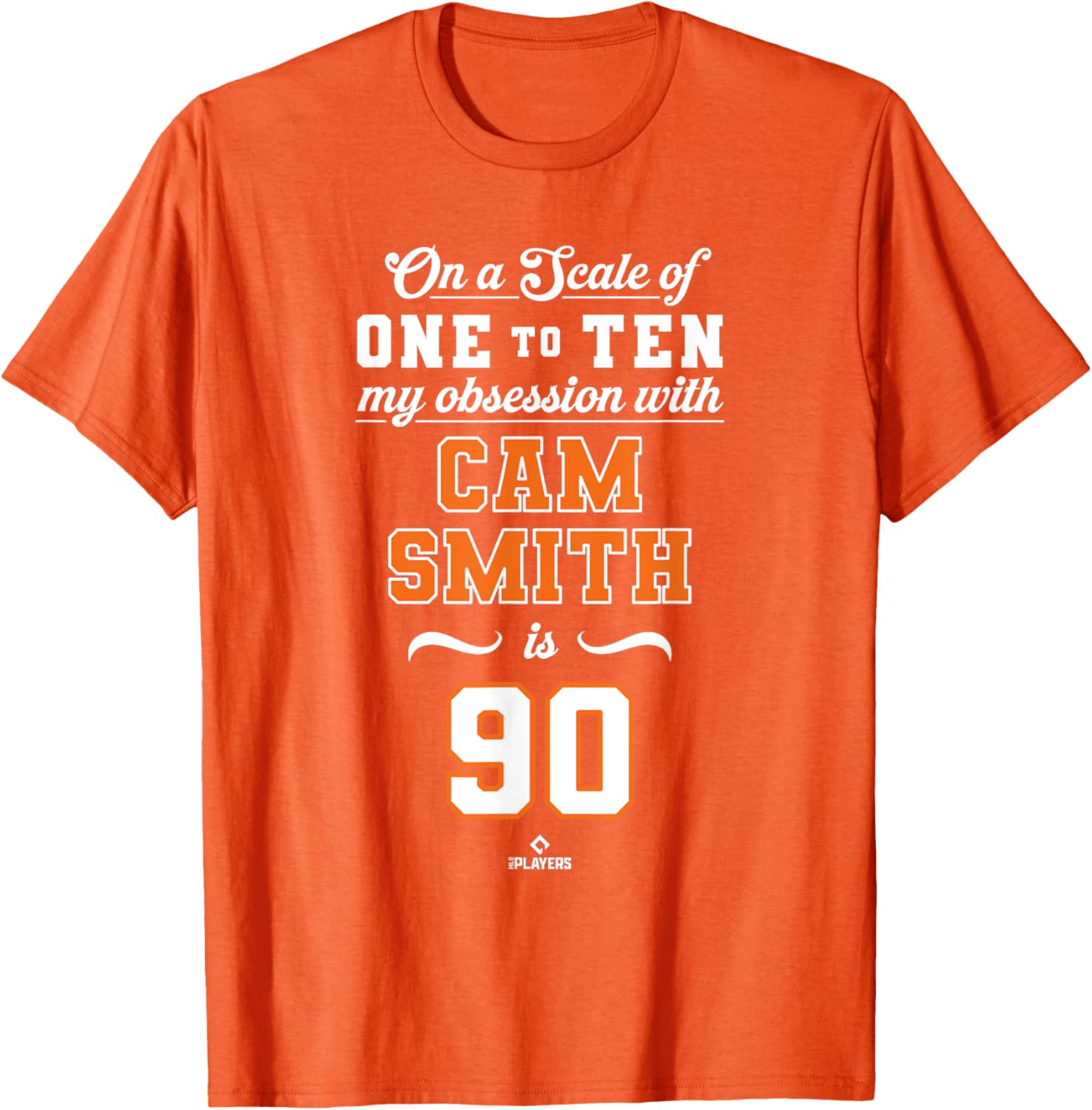 Obsession Cam Smith 90 Houston MLBPA T-Shirt for Fans and Collectors - 1