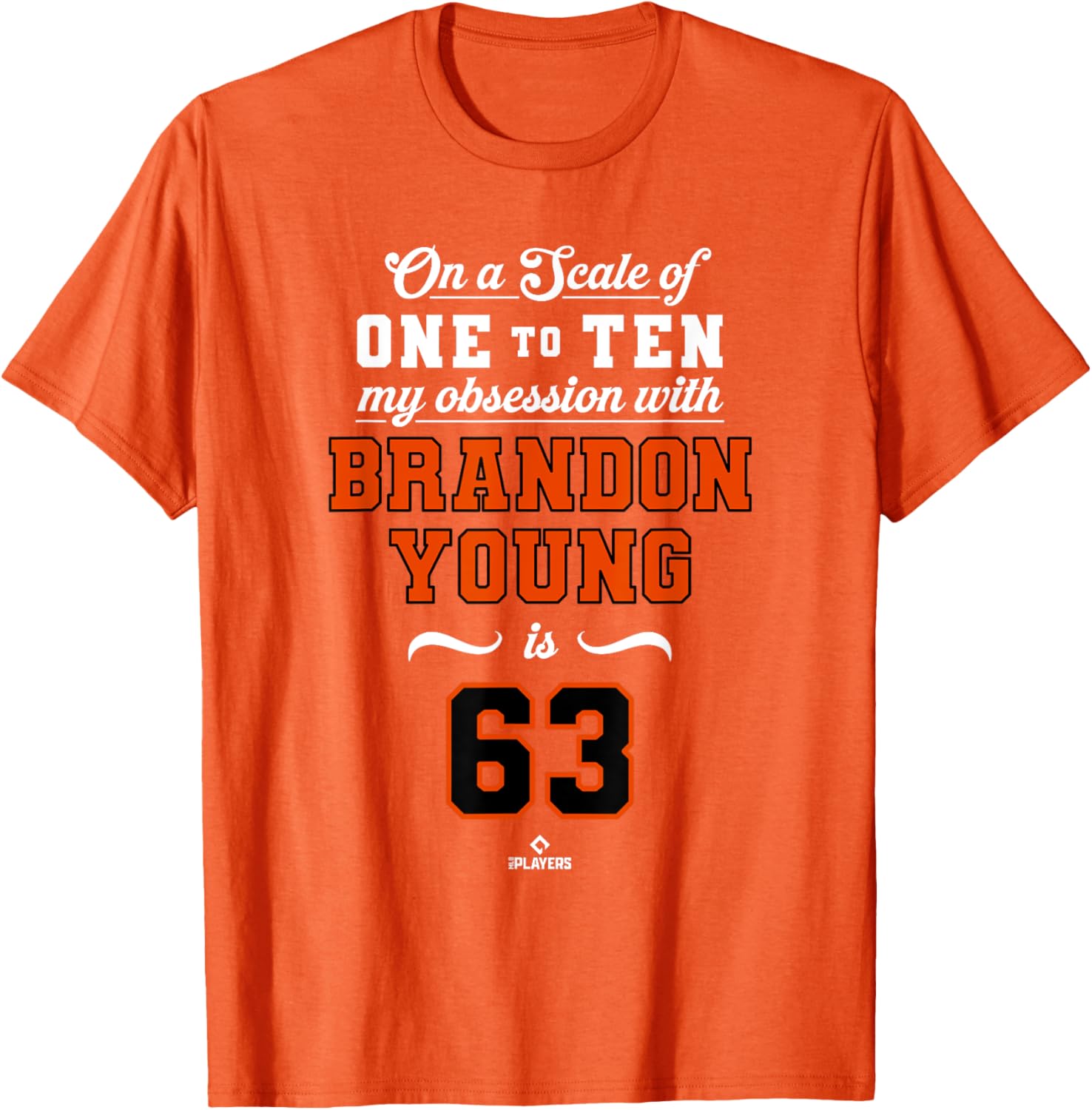 Obsession Brandon Young 63 Baltimore MLBPA T-Shirt for Fans - 1