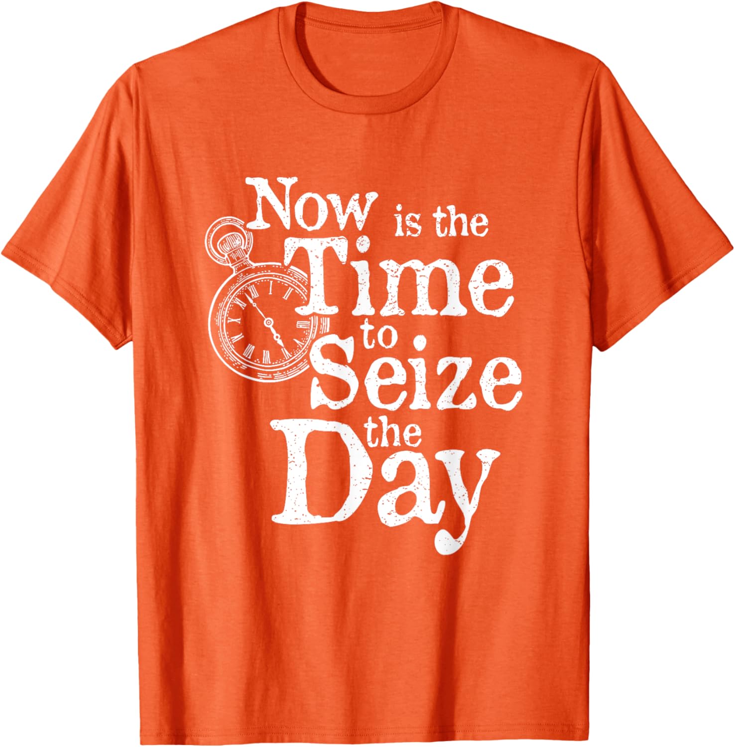 Seize the Day Motivational Quote T-Shirt for Back to School Fun - 13
