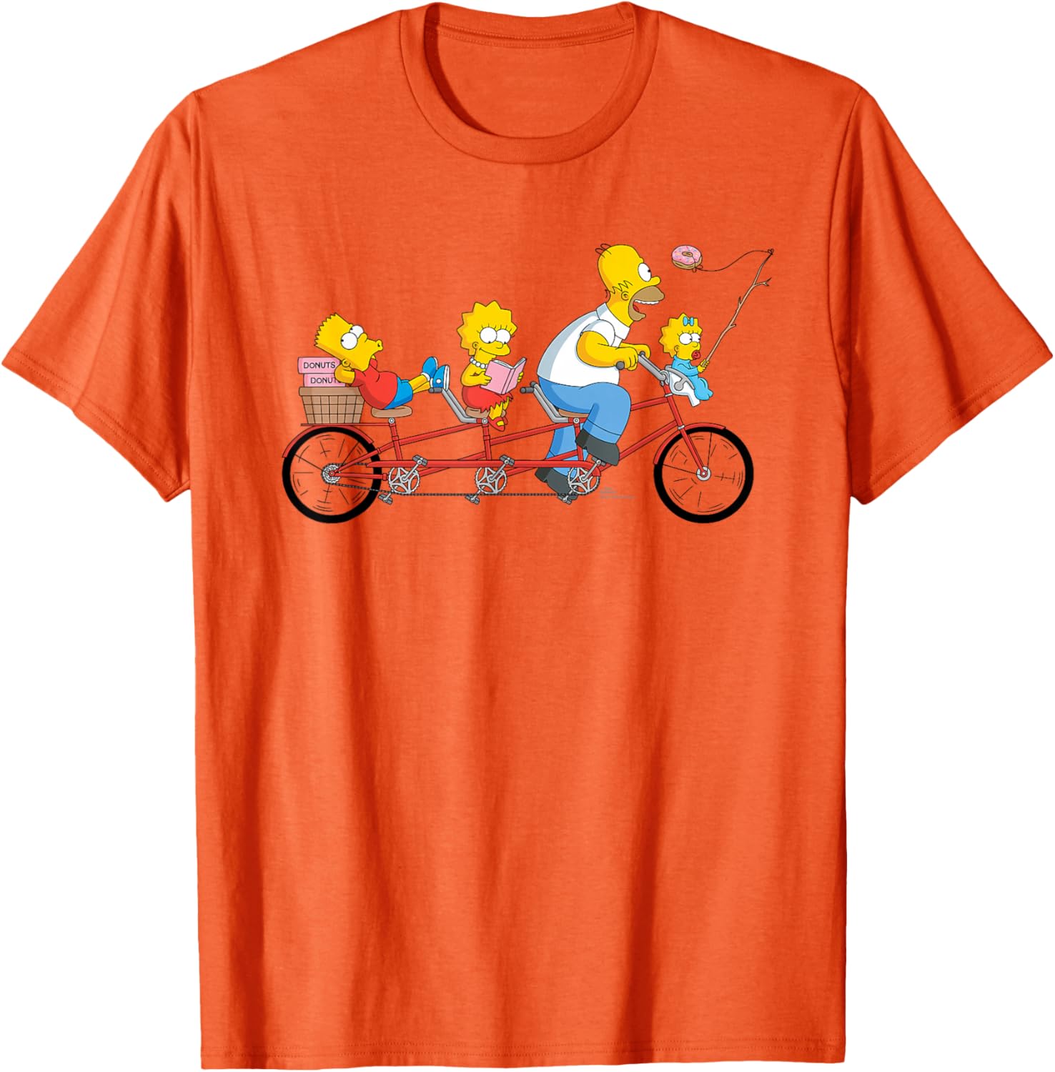 The Simpsons Father's Day Homer Kids Bike Ride T-Shirt for Dad - 29