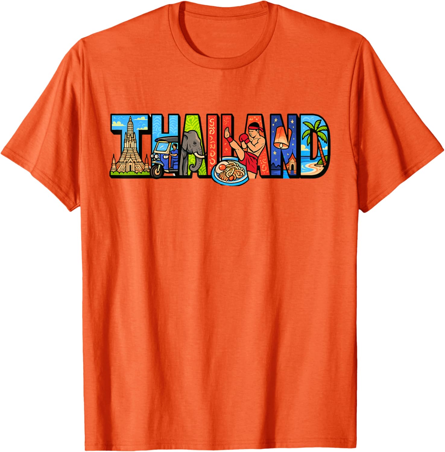 Thailand Souvenir T-Shirt for Thai Culture Lovers - Unique Travel Gift - 10