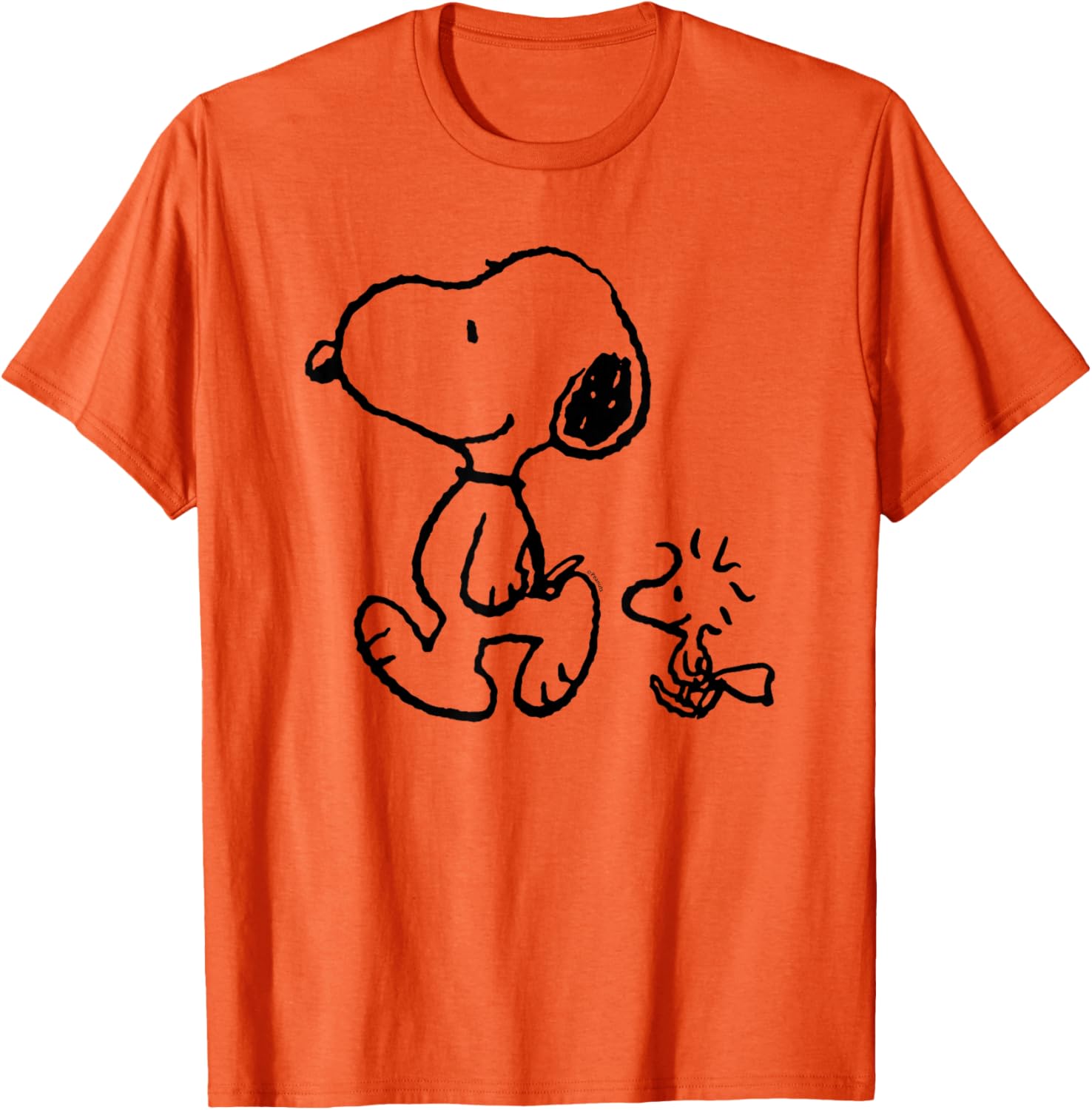 Snoopy Woodstock Walk T-Shirt Fun Peanuts Graphic Tee for Fans - 9