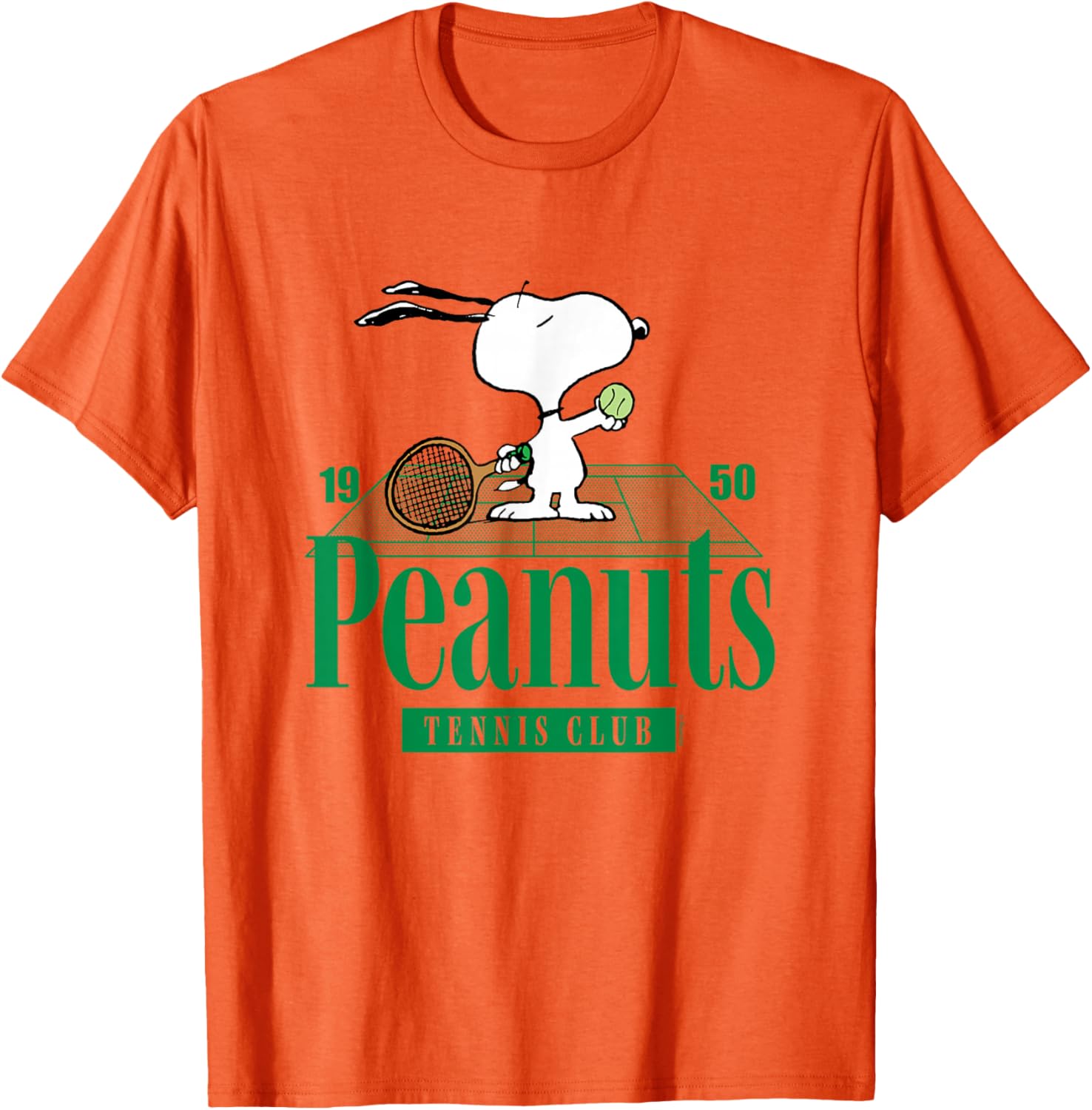 Peanuts Tennis Club T-Shirt for Fans of Classic Cartoon Style - 10