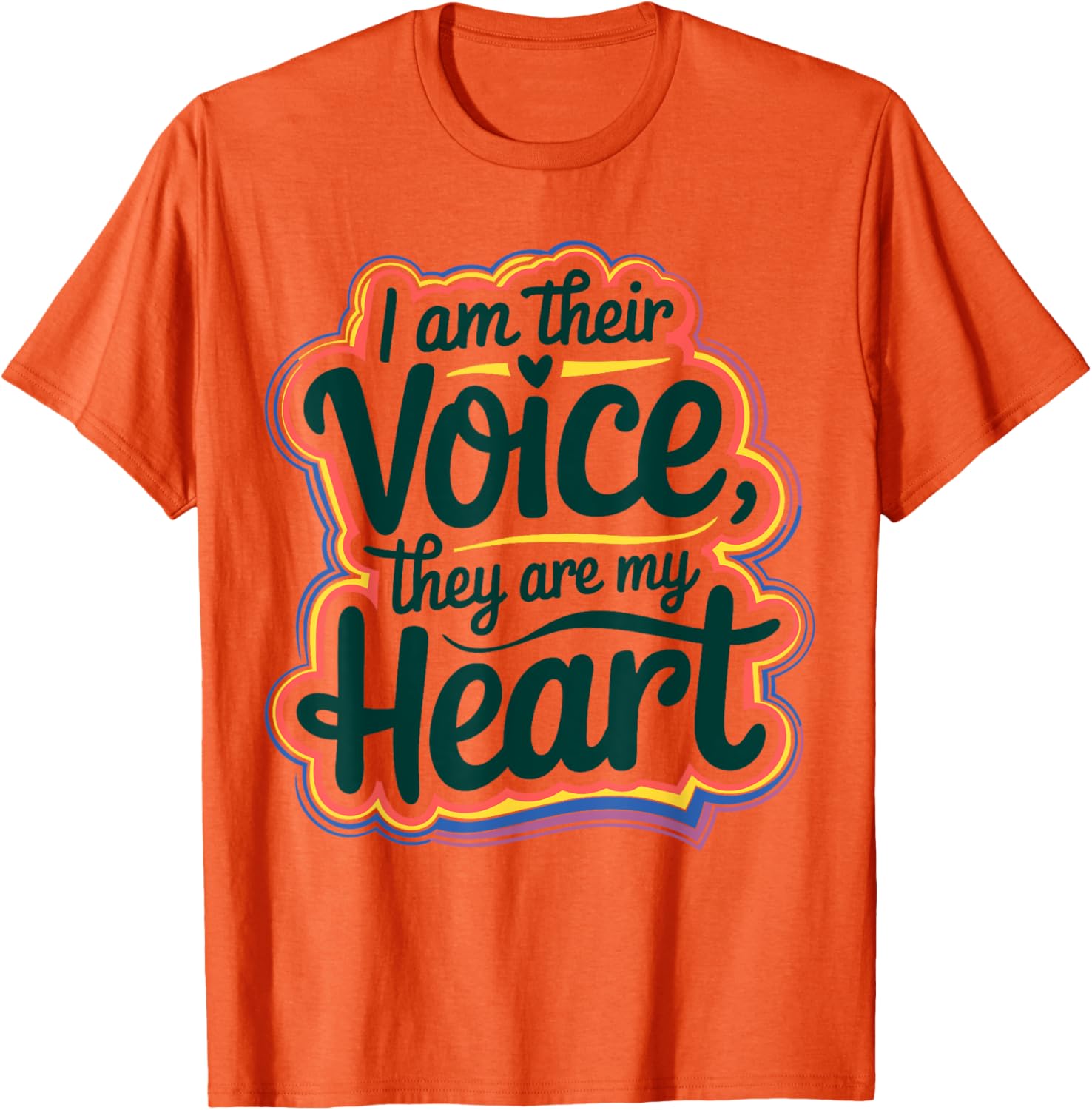 I Am Their Voice They Are My Heart Special Ed Teacher T-Shirt Gift - 11
