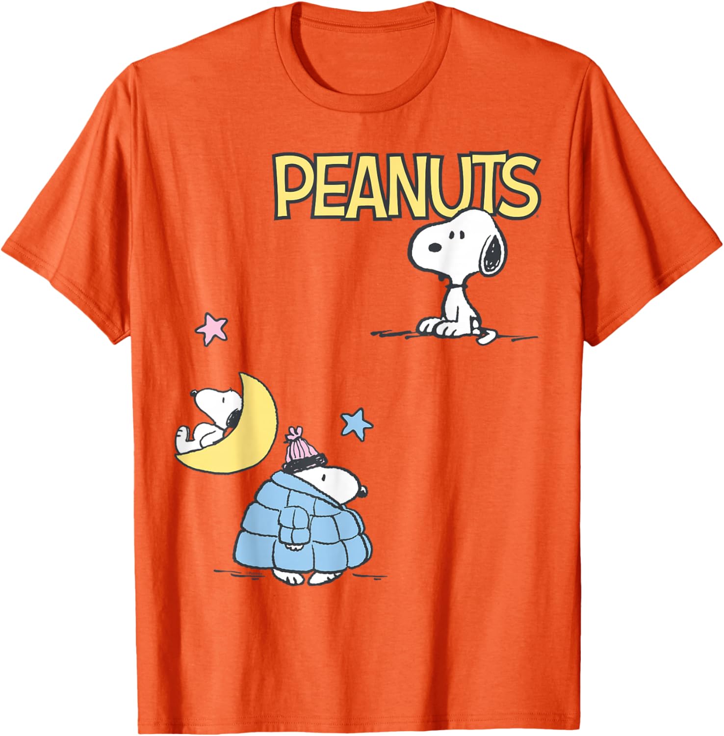 Snoopy Patchwork Puffer Jacket T-Shirt for Fun Fashion Lovers - 2