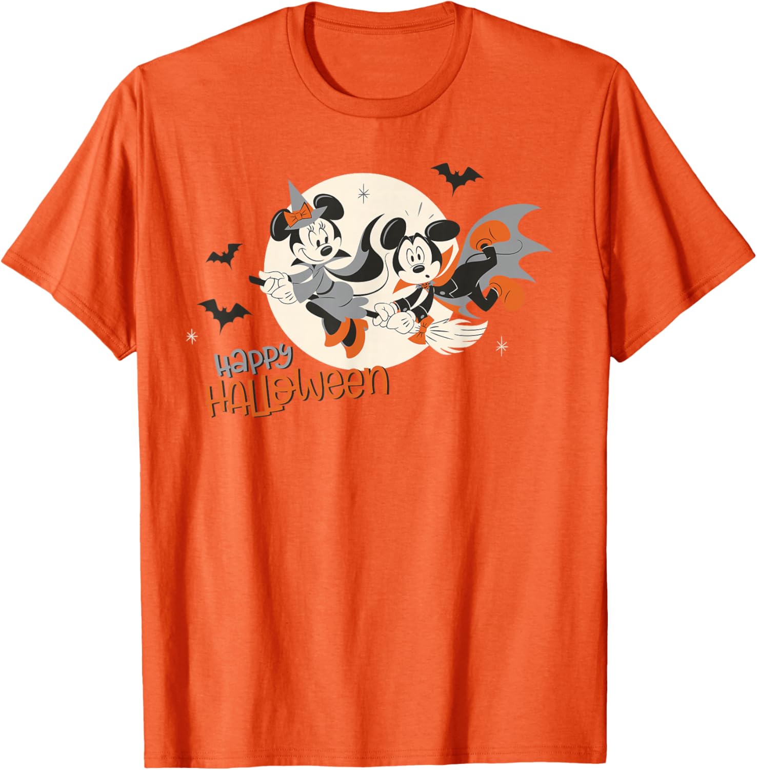 Disney Halloween Minnie and Mickey Flying T-Shirt for Kids and Adults - 4