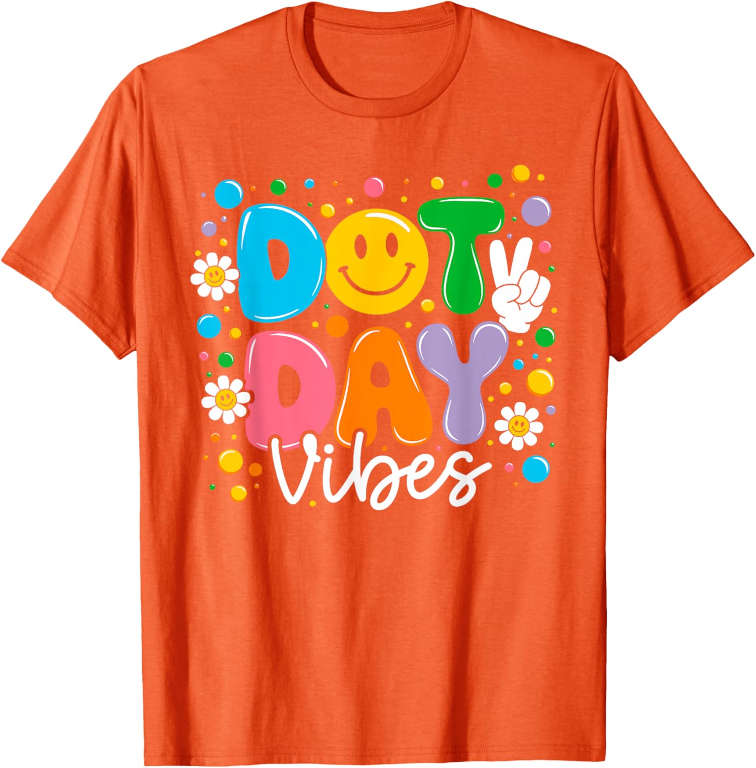 Happy Dot Day 2025 Colorful Polka Dot T-Shirt for Kids and Teachers - 10