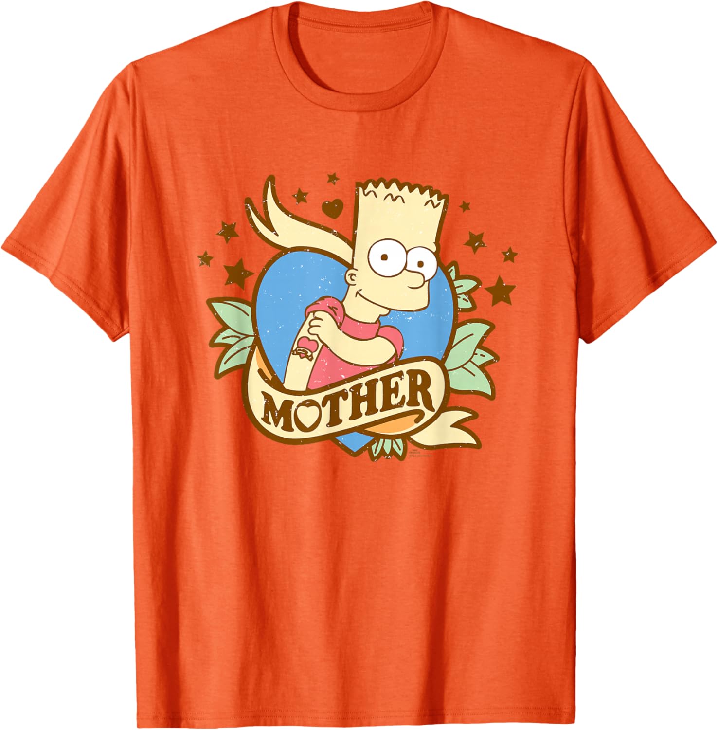 Retro Bart Simpson Mother's Day T-Shirt Gift for Moms and Fans - 5