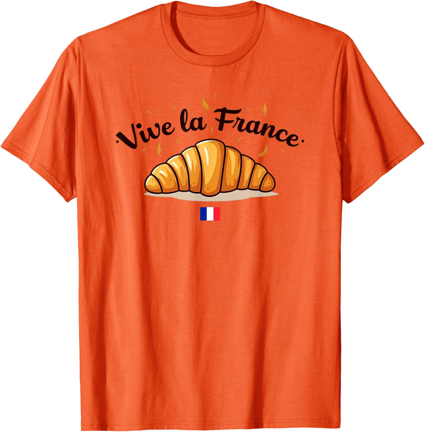 Retro Vintage Eiffel Tower T-Shirt Paris Croissant Design for Lovers - 5