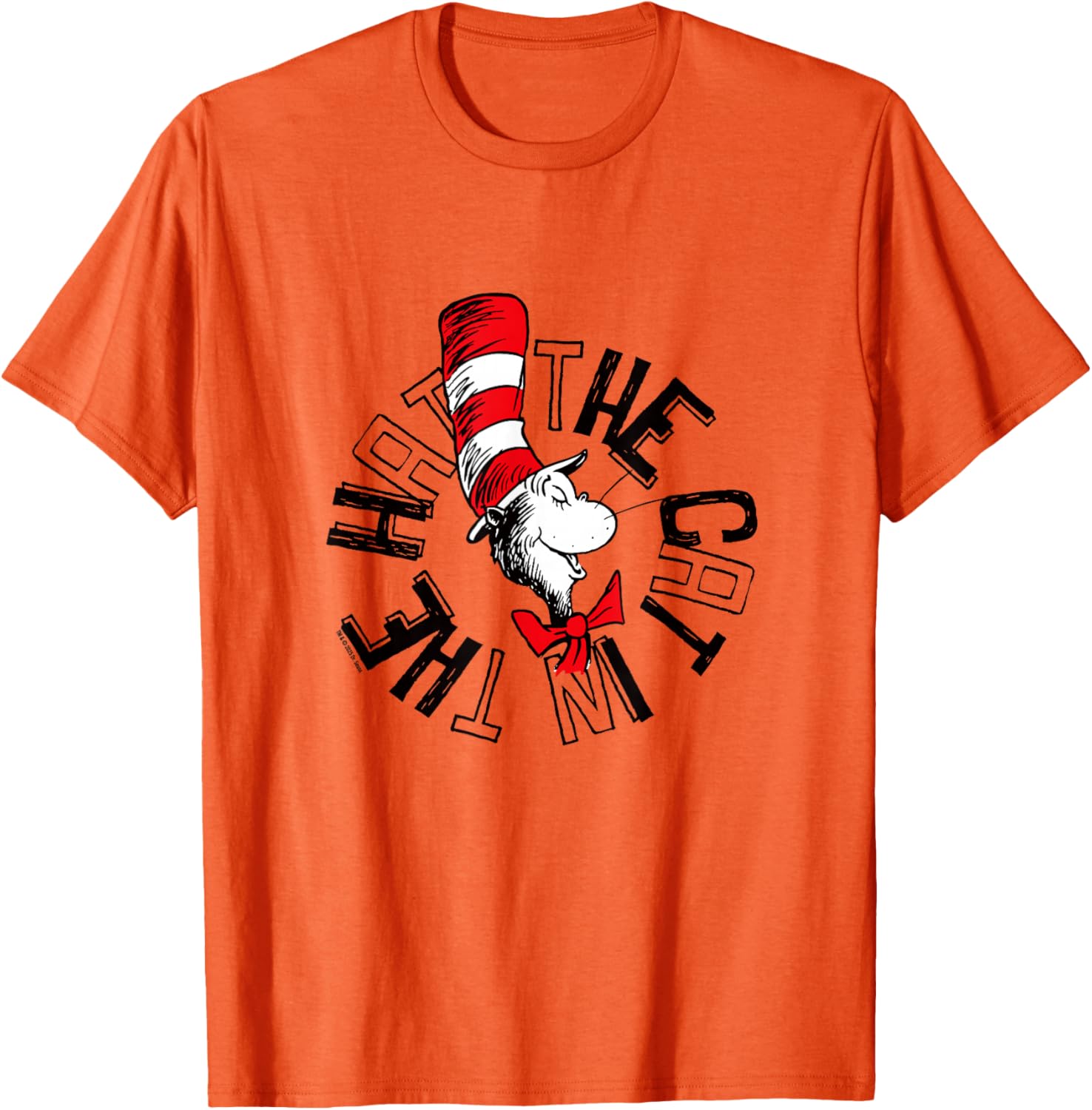 Official Cat in the Hat Circle Logo T-Shirt for Fun and Style - 24