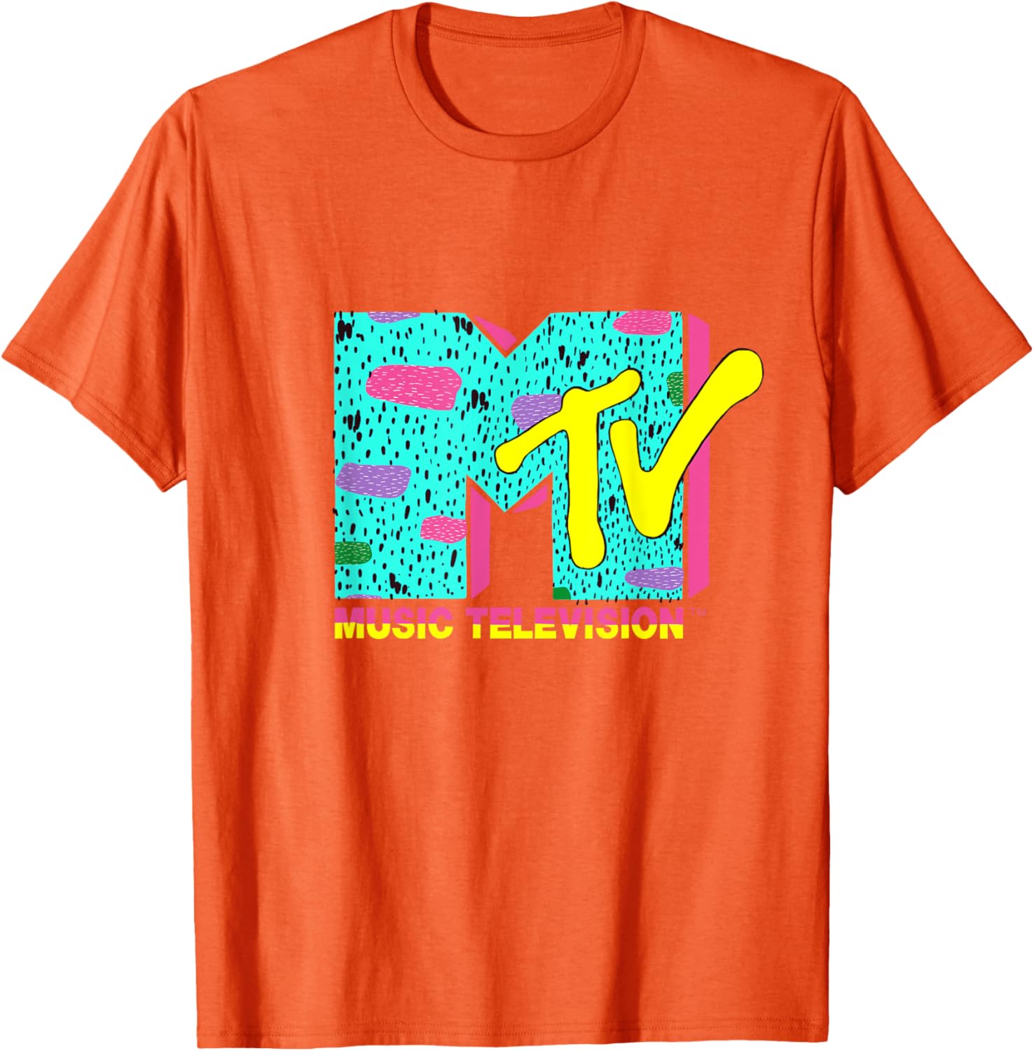 Vibrant Mademark x MTV Logo T-Shirt with Funky Design for Enthusiasts - 16