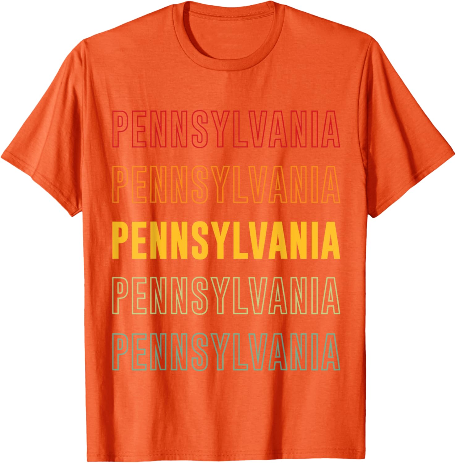 Vibrant Pennsylvania Rainbow T-Shirt for Stylish Comfort and Fun Fashion - 10