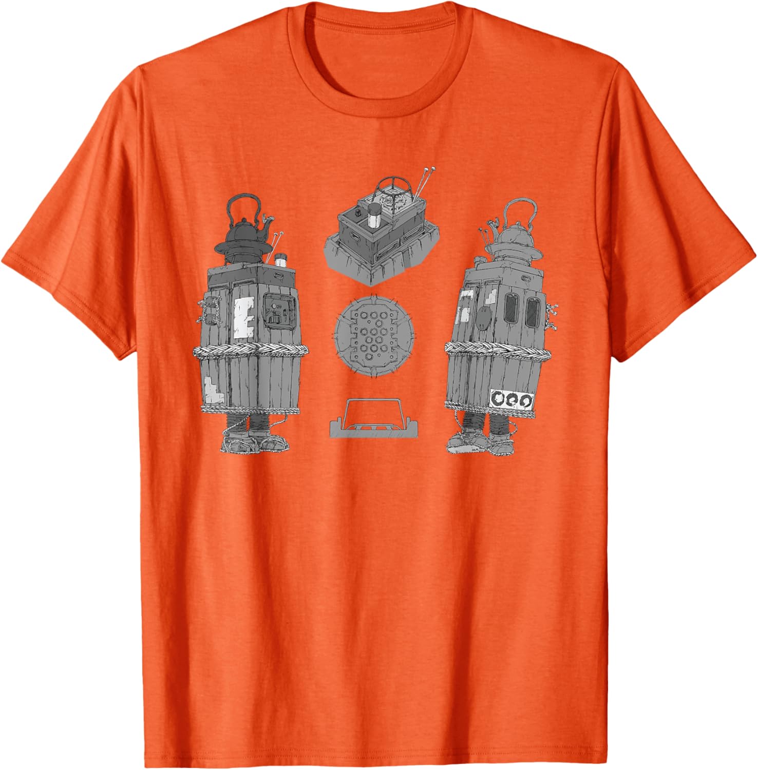 Star Wars Visions The Duel Tea House GNK Droid T-Shirt for Fans - 7