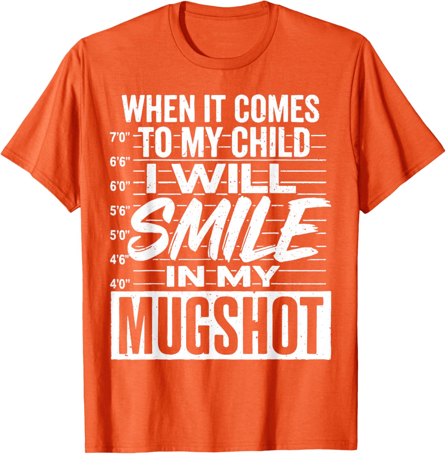 Smile Mugshot T-Shirt for Moms - Funny Parenting Apparel Gift - 6