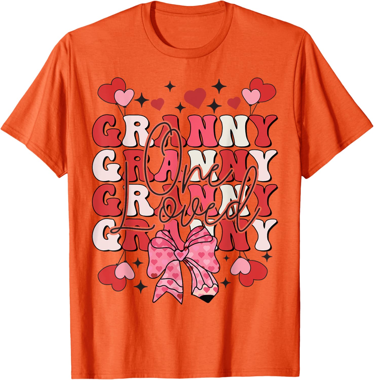One Loved Granny Valentine's Day T-Shirt for Grandma - Cute Gift Idea - 7