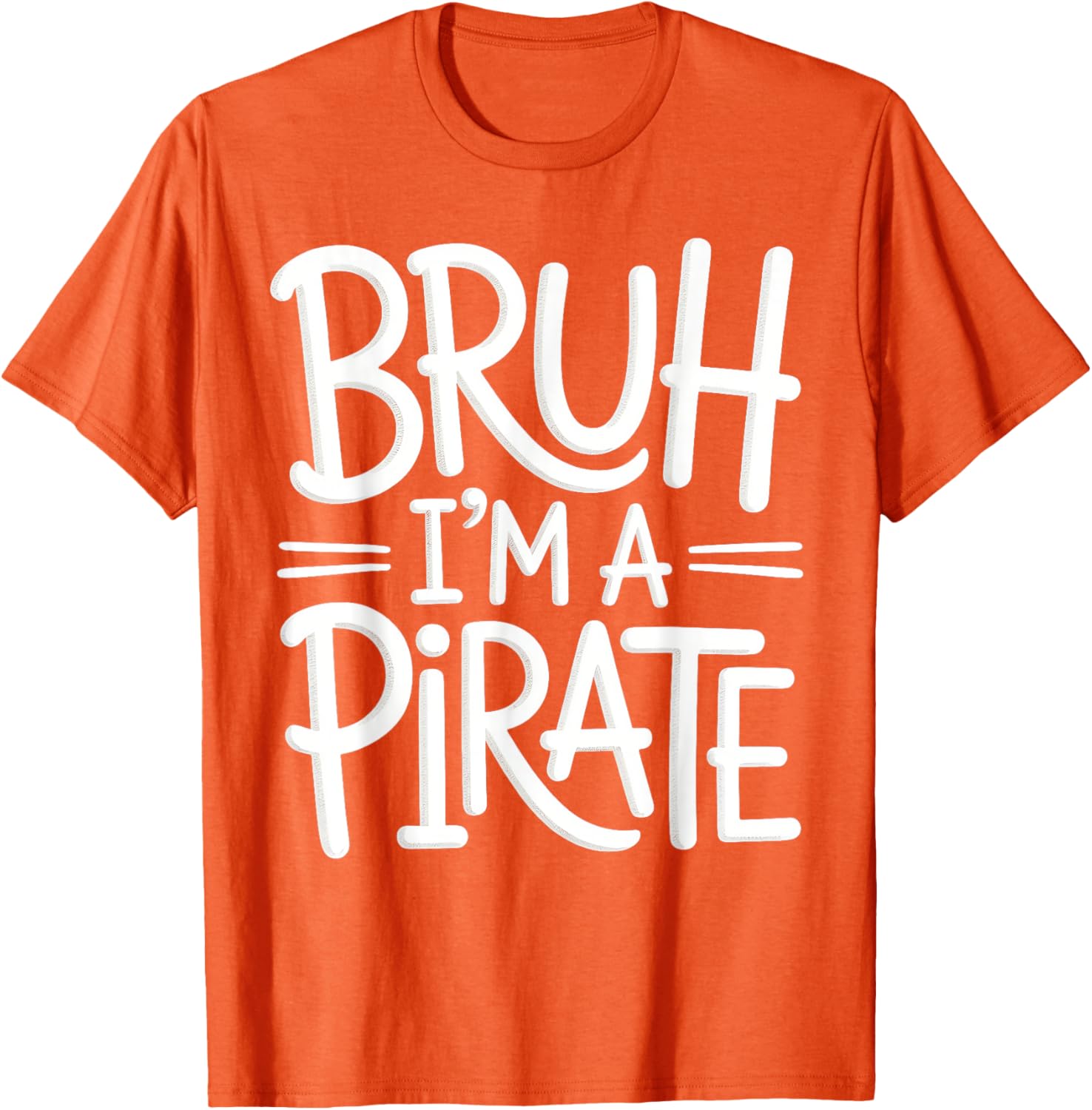 Bruh Pirate Lazy Halloween Costume Kids T-Shirt for Fun Dress-Up - 14