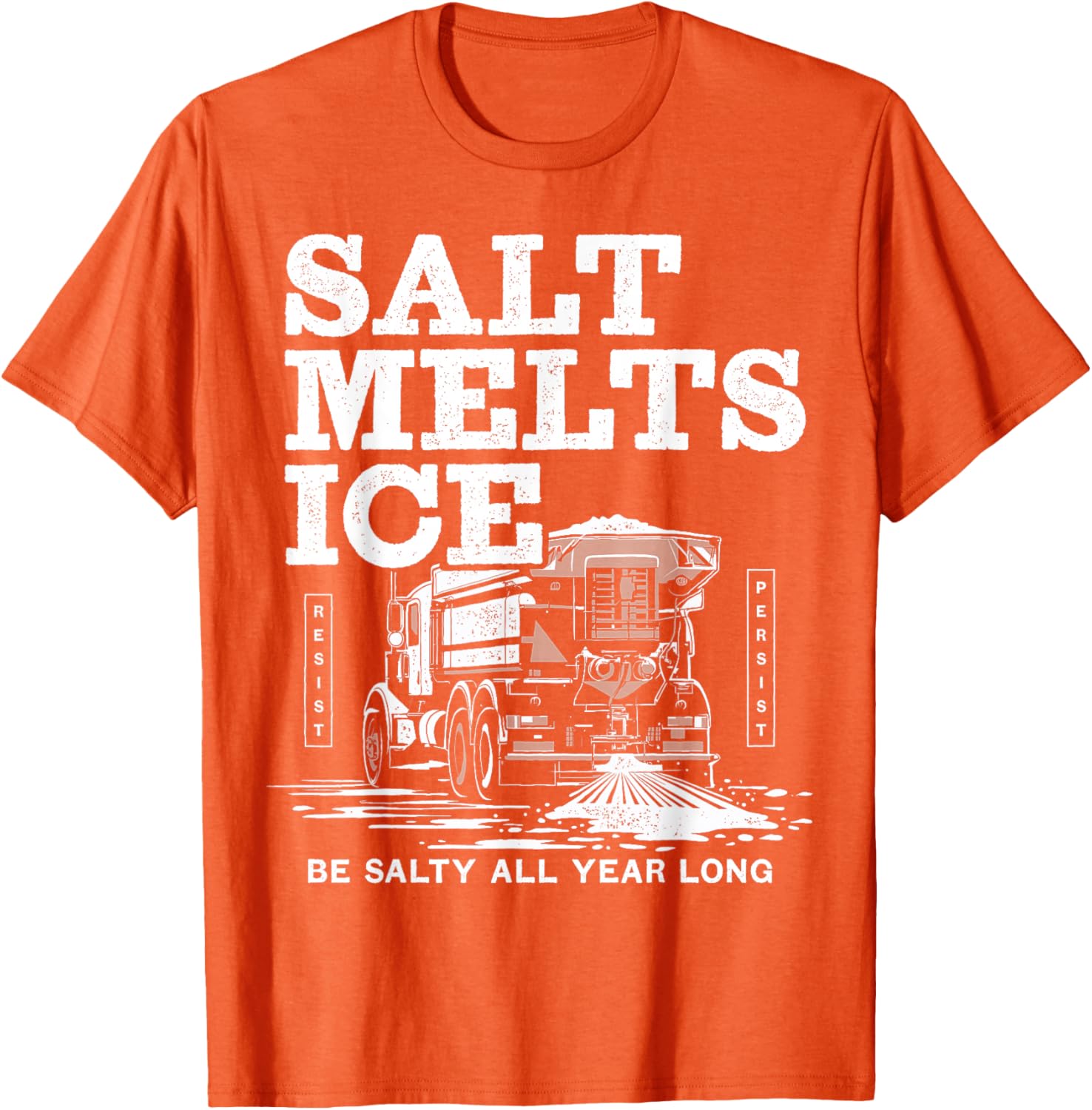 Salt Truck Resist Protest Graphic T-Shirt for Bold Statement Style - 6