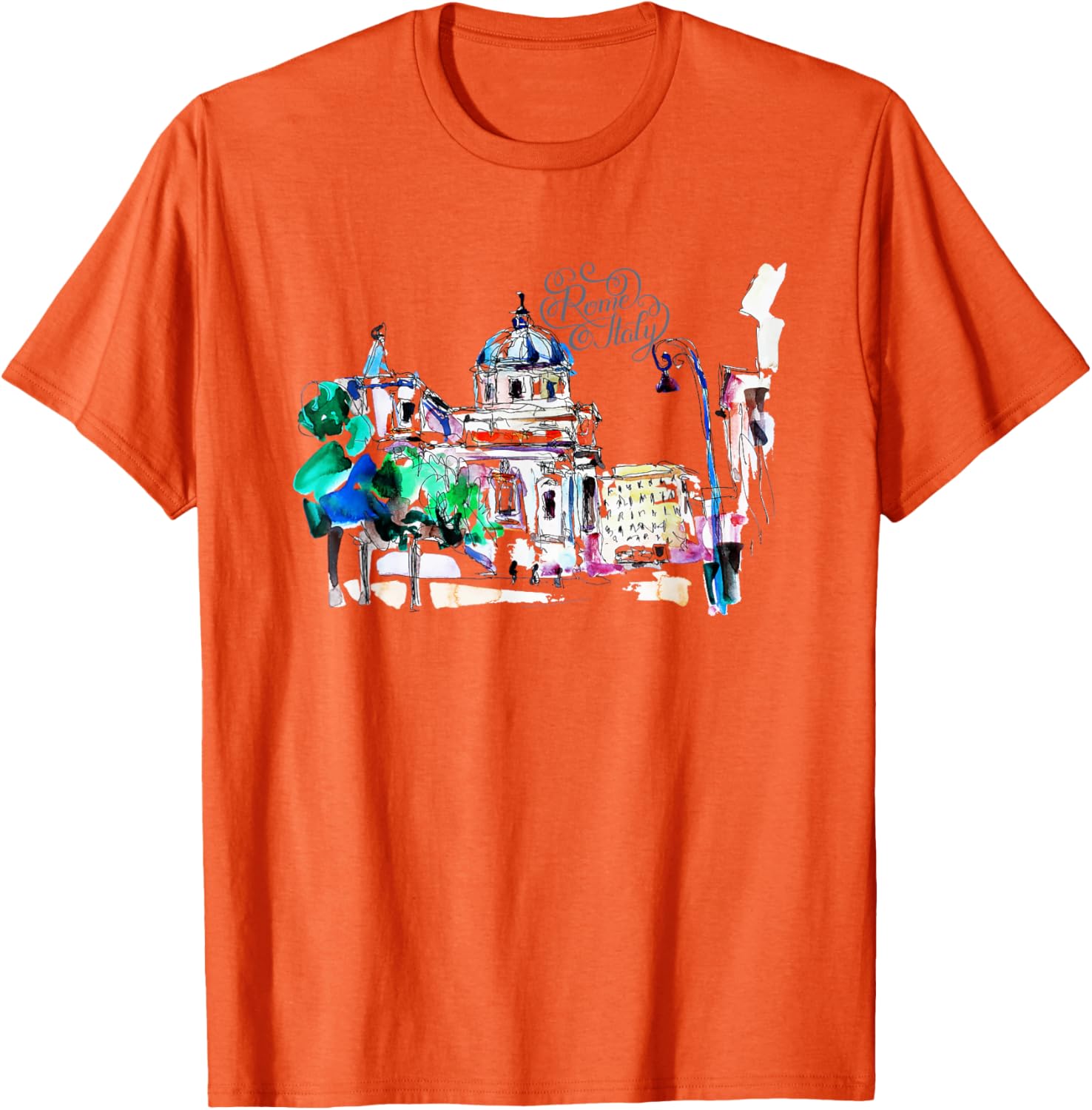 Retro Vintage Rome Italy Souvenir T-Shirt for Travelers and Tourists - 11