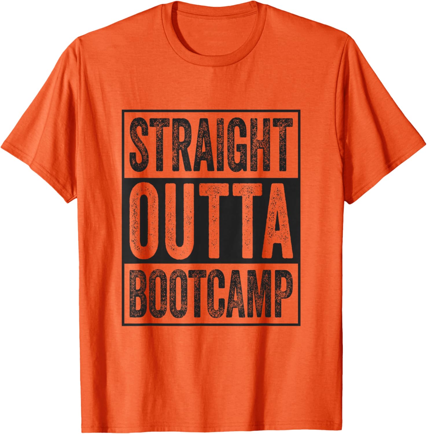 Straight Outta Bootcamp Soldier Basic Training Graduate T-Shirt - 18